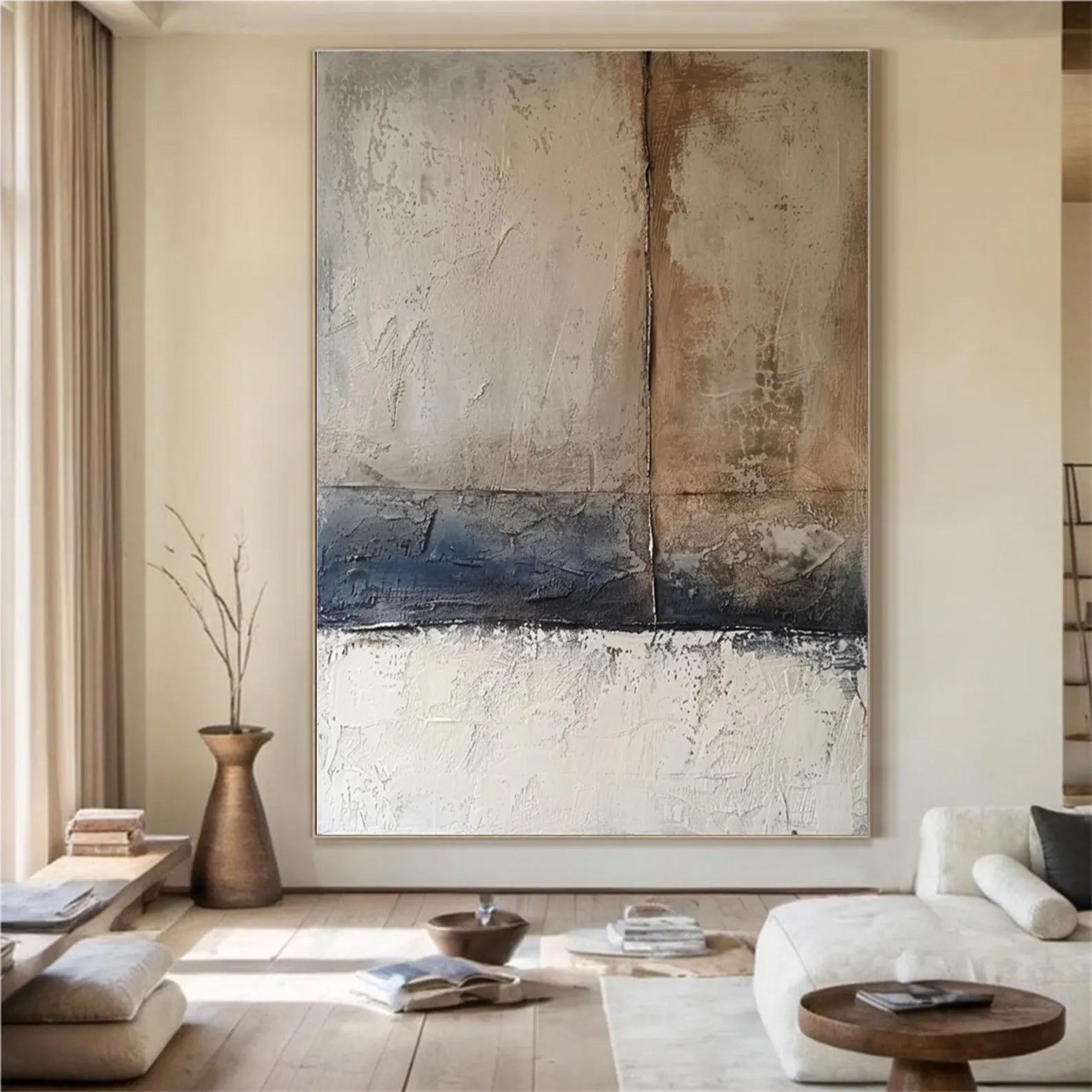 Textured Tonal Abstract | Layered Luxe