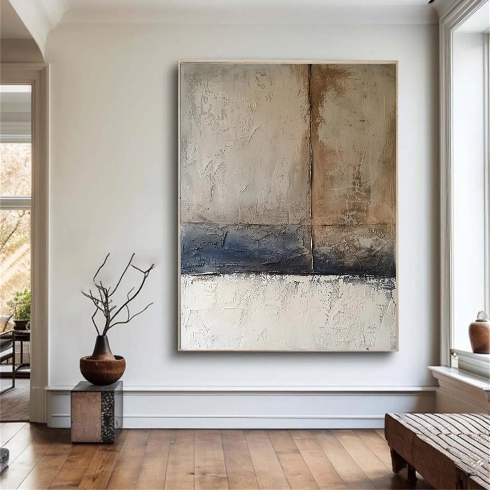 Textured Tonal Abstract | Layered Luxe