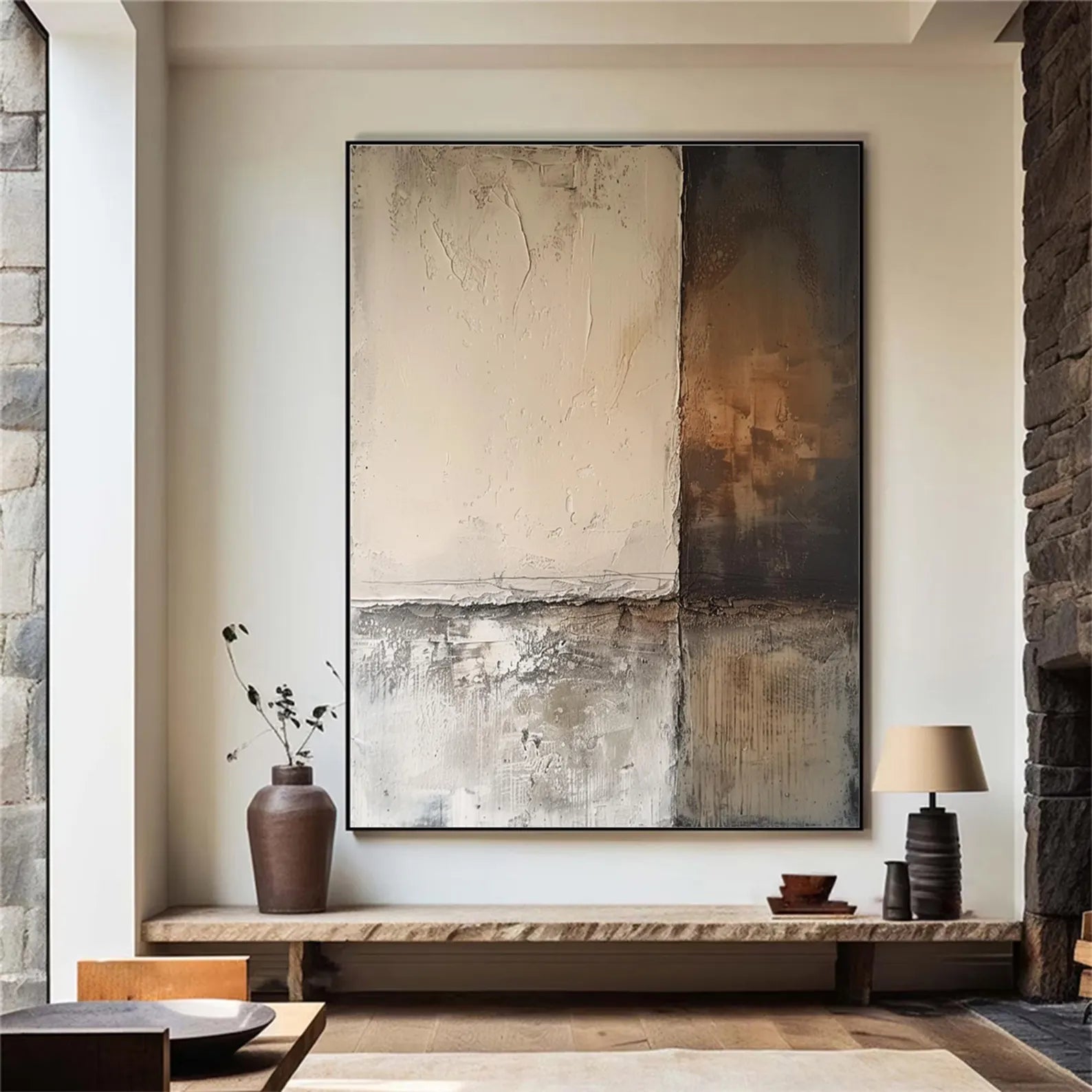 Textured Neutral Abstract | Artistic Luxe