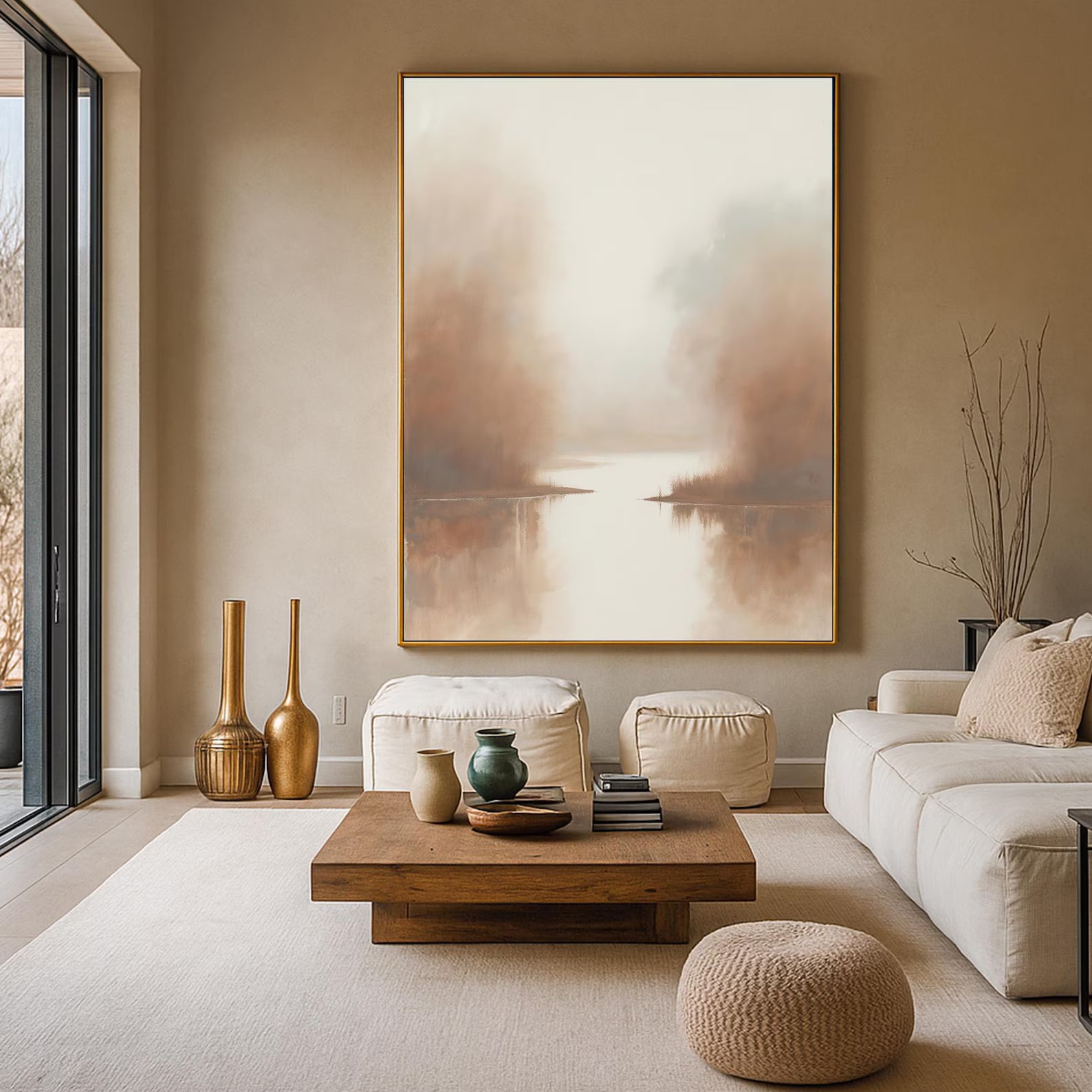 Textured Ethereal Waters | Warm Beige