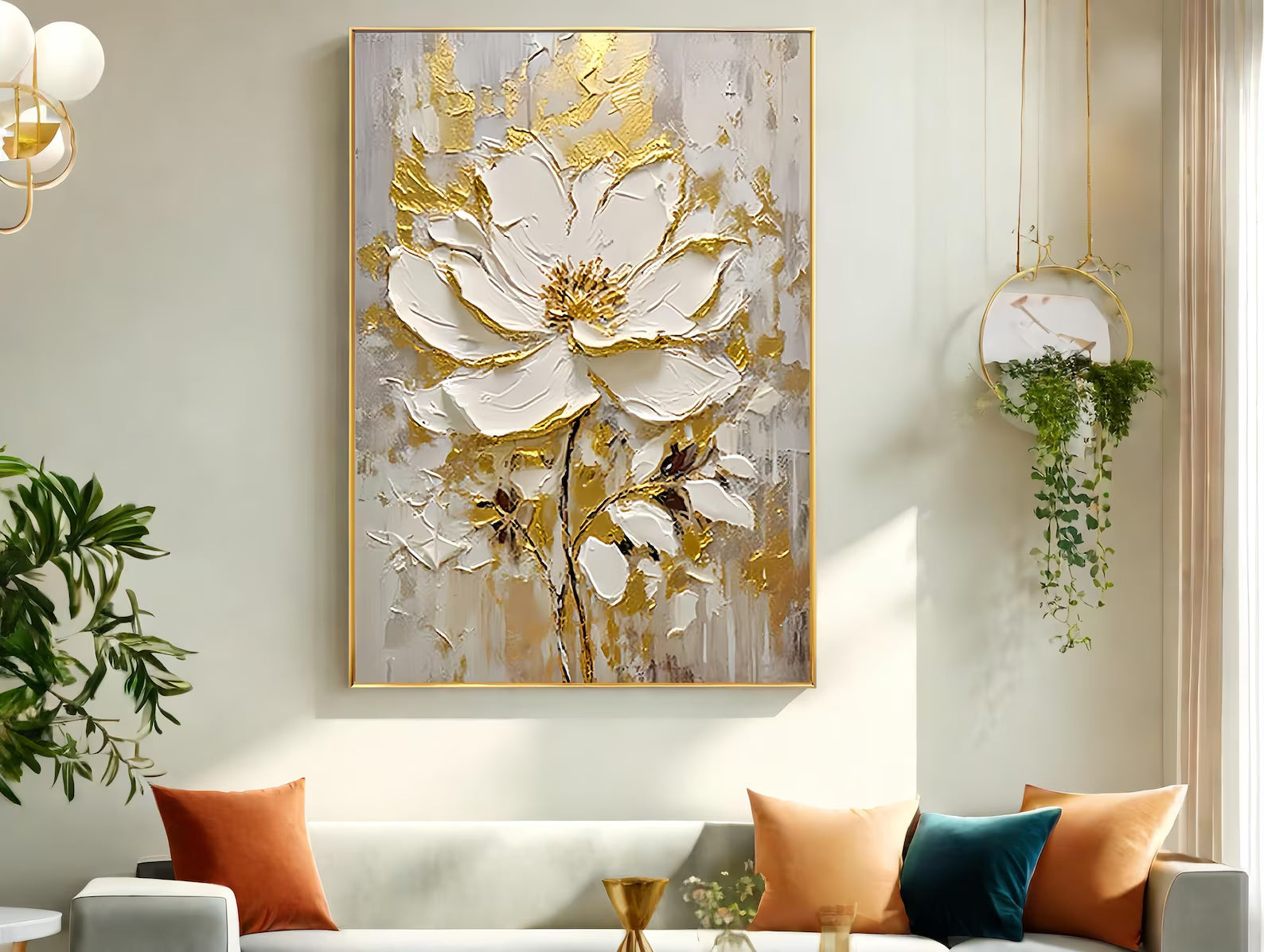 Textured Magnolia Opulence | Aureate Alabaster