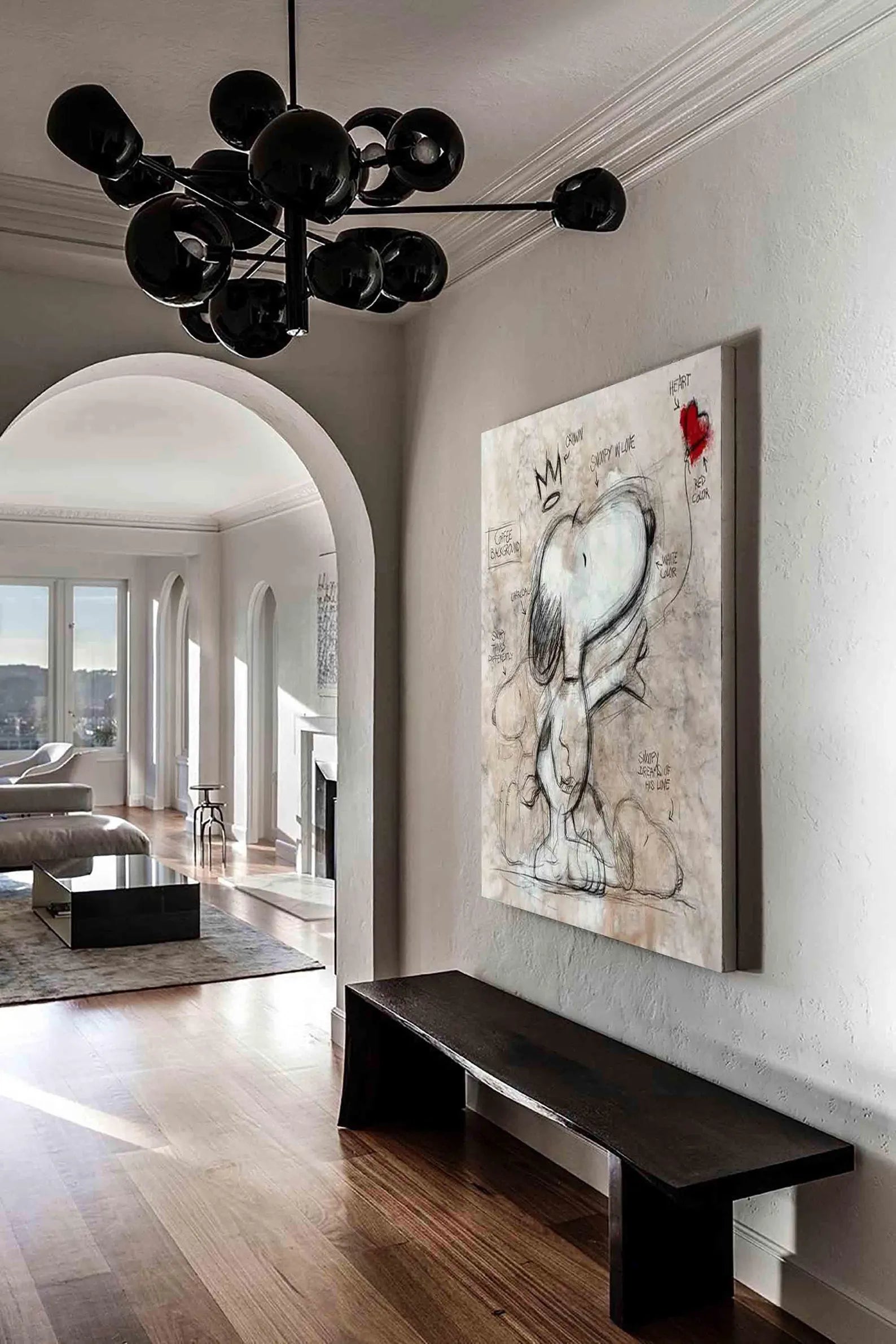 Textured Snoopy Whimsy | Crown Sketch