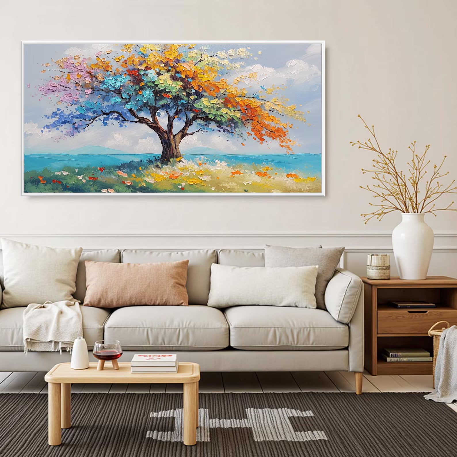 Textured Arbor Opulence | Multicolor Glade