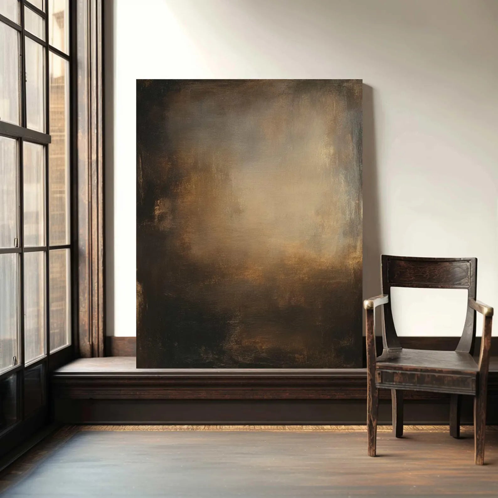 Abstract Luxe Art | Golden Calm