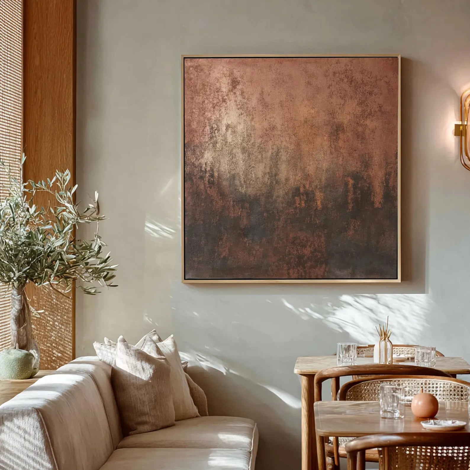 Textured Earthy Opulence | Brown Gold