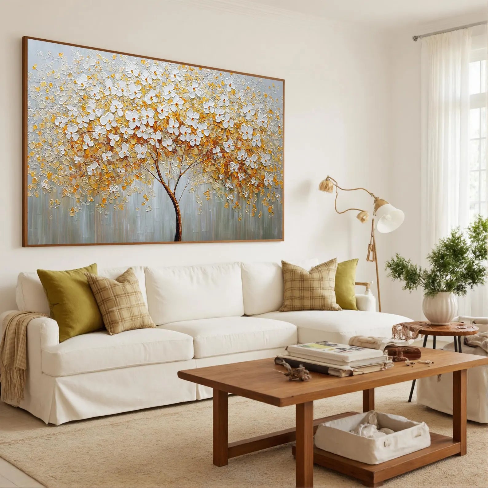 Textured Blossom Opulence | Gilded Canopy