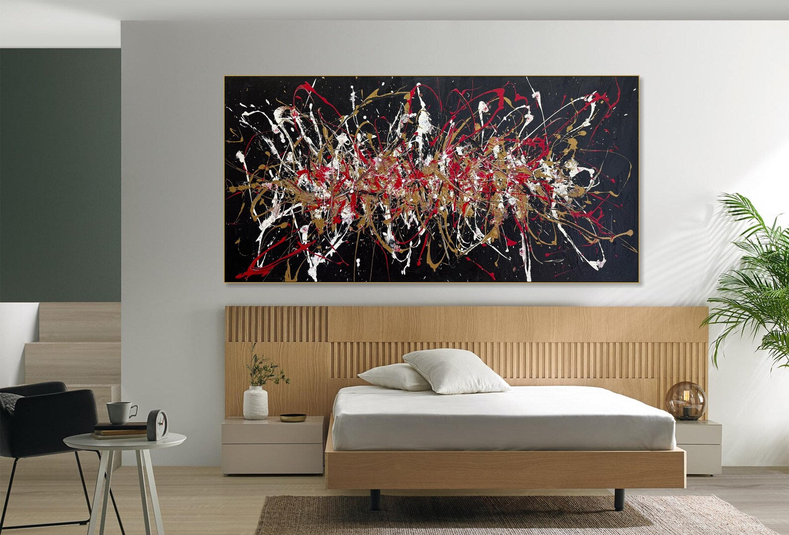 Textured Splatter Opulence | Black Backdrop