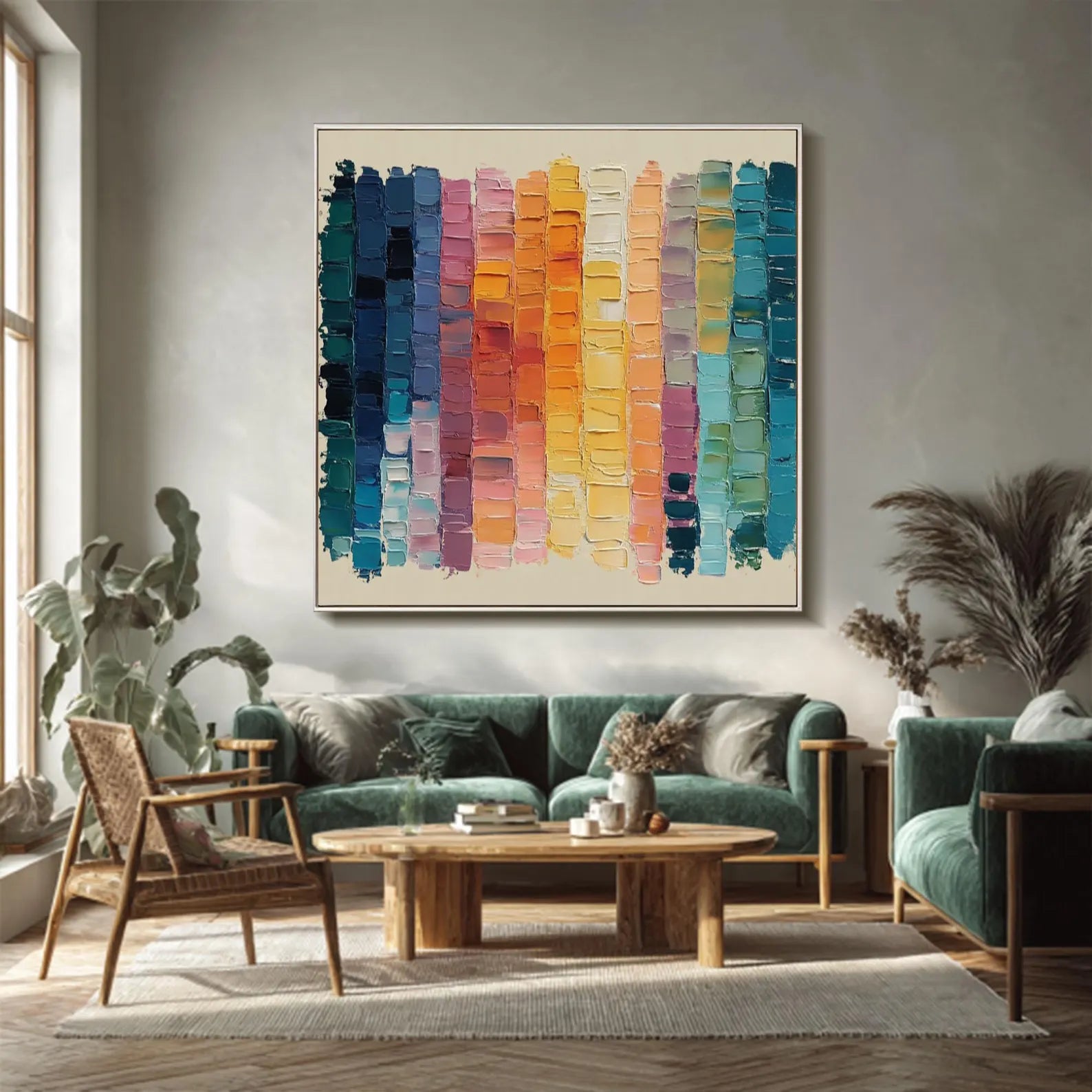 Textured Chroma Opulence | Vivid Streaks