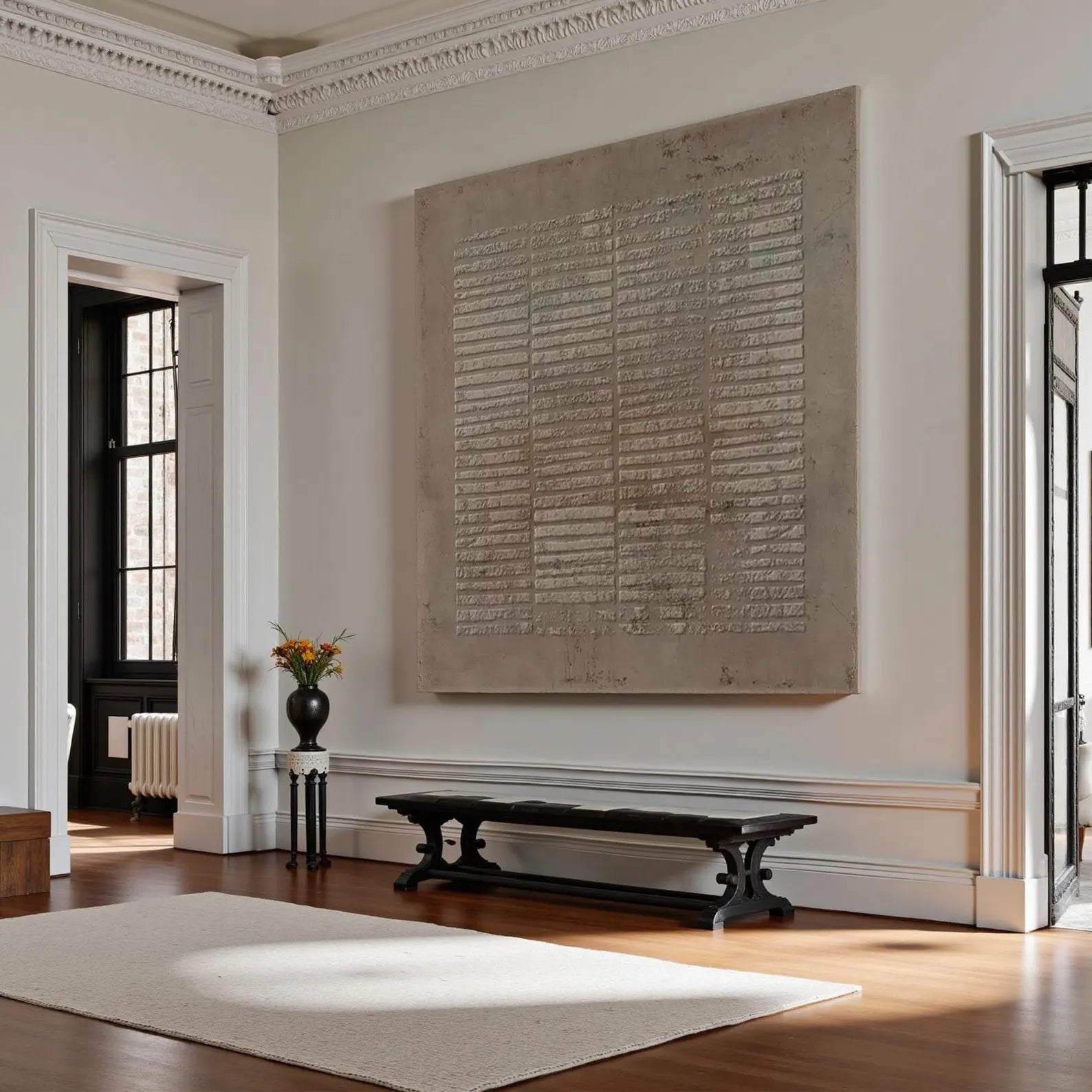 Textured Geometric Art | Understated Sophistication