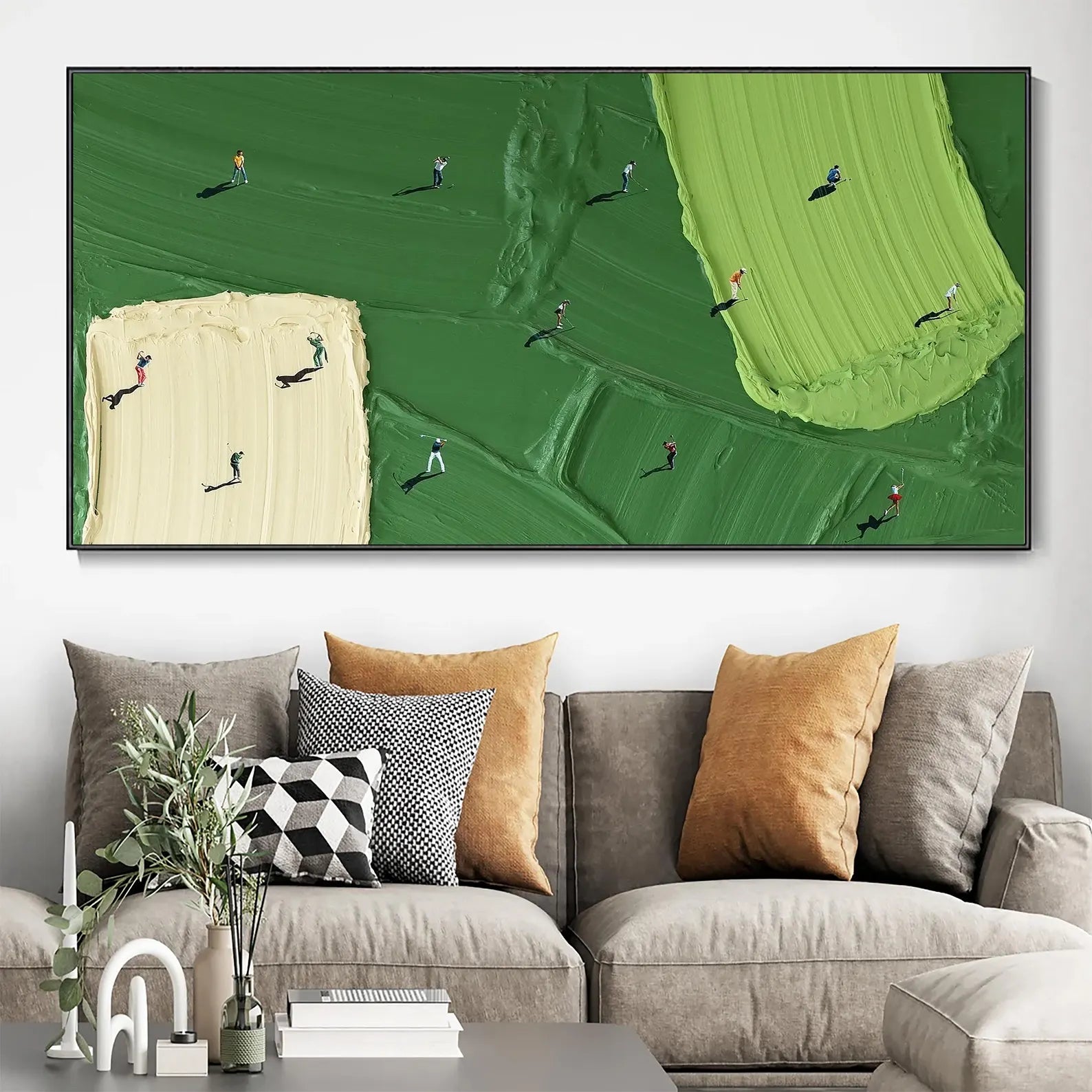 Textured Golf Opulence | Green Course