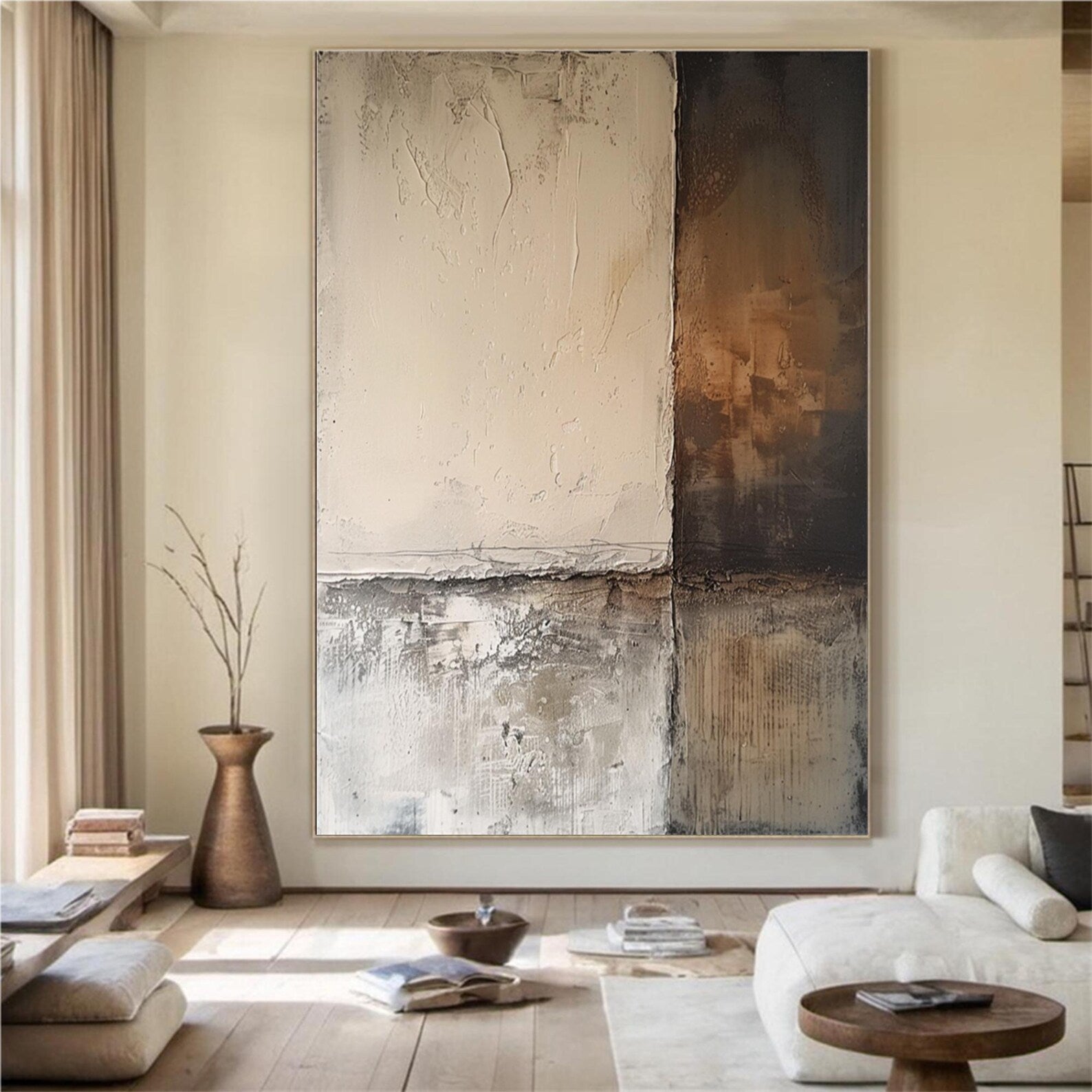 Textured Neutral Abstract | Artistic Luxe