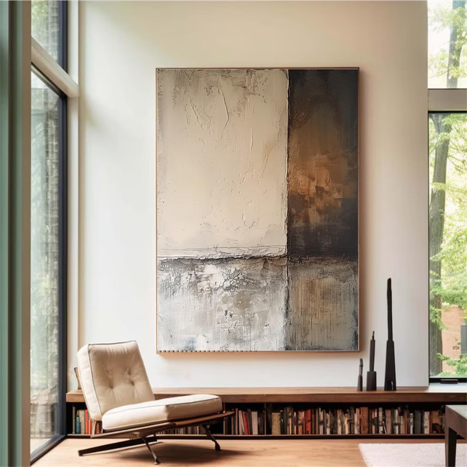 Textured Neutral Abstract | Artistic Luxe
