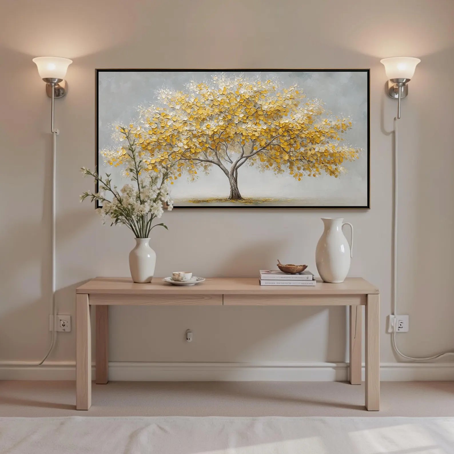 Textured Arbor Opulence | Golden Canopy