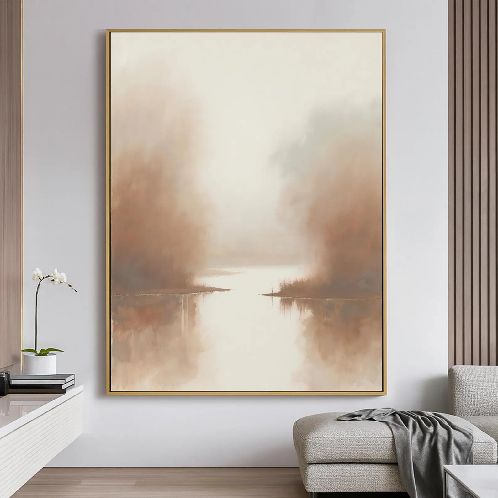 Textured Ethereal Waters | Warm Beige