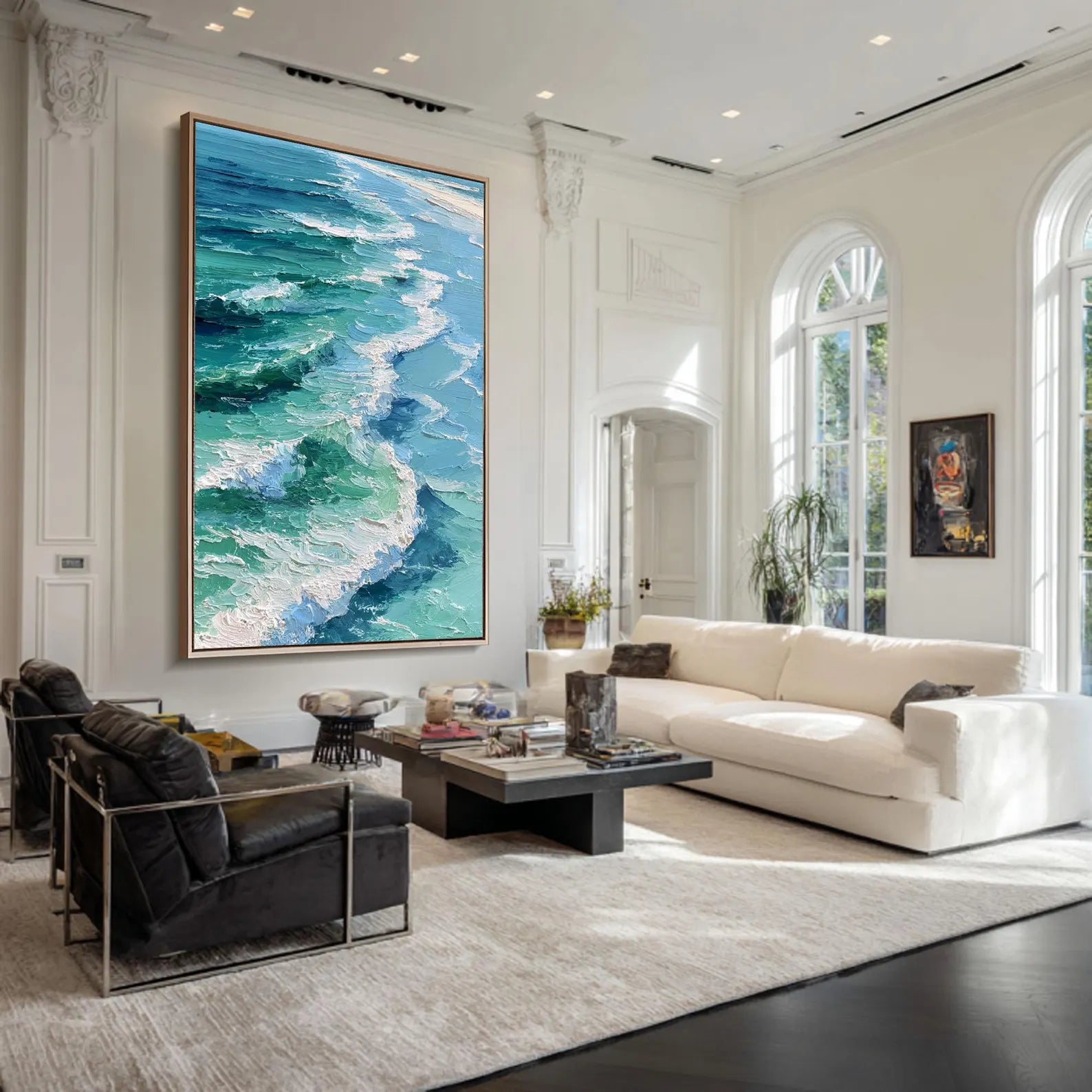 Textured Surf Opulence | Turquoise Crest