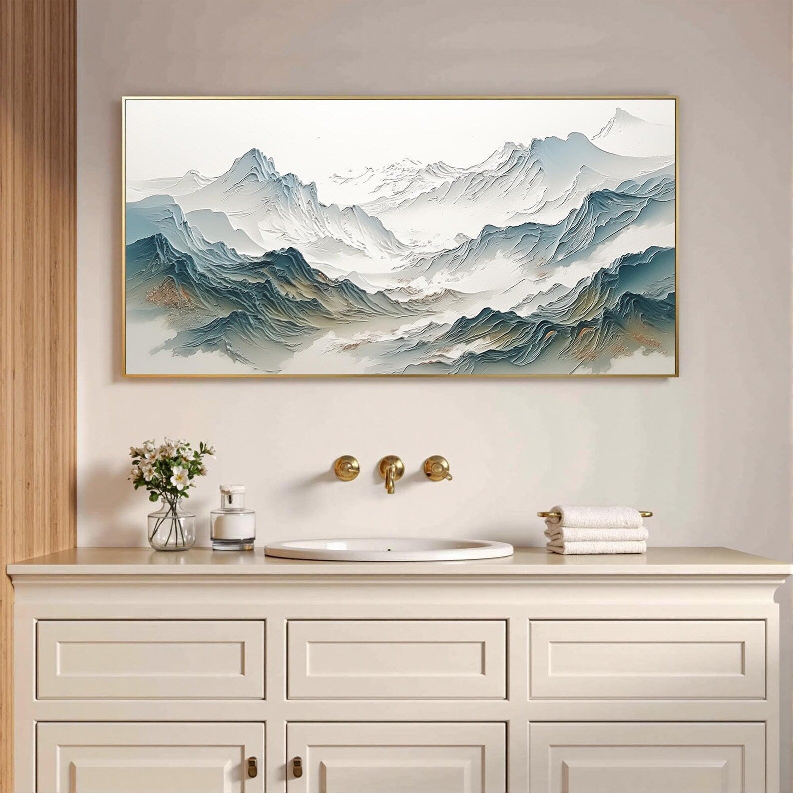 Textured Mountain Opulence | Azure Peaks