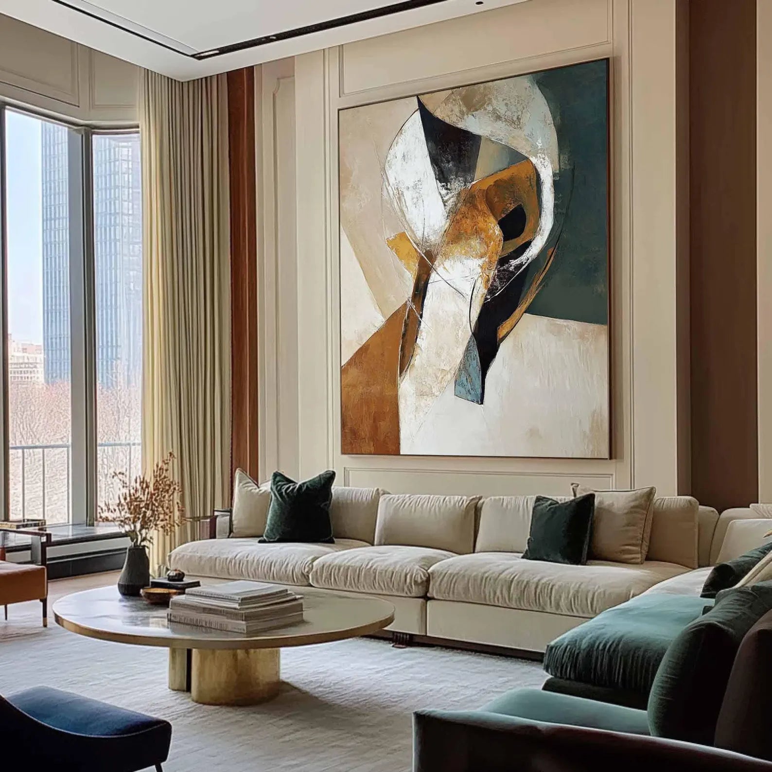 Geometric Multitone Art | Artistic Dynamism