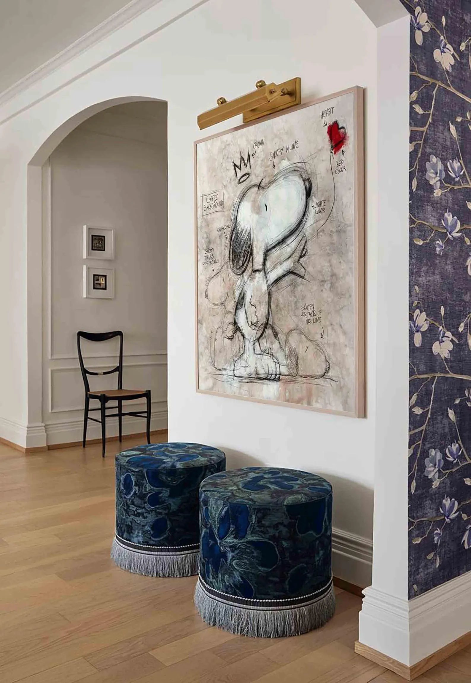 Textured Snoopy Whimsy | Crown Sketch