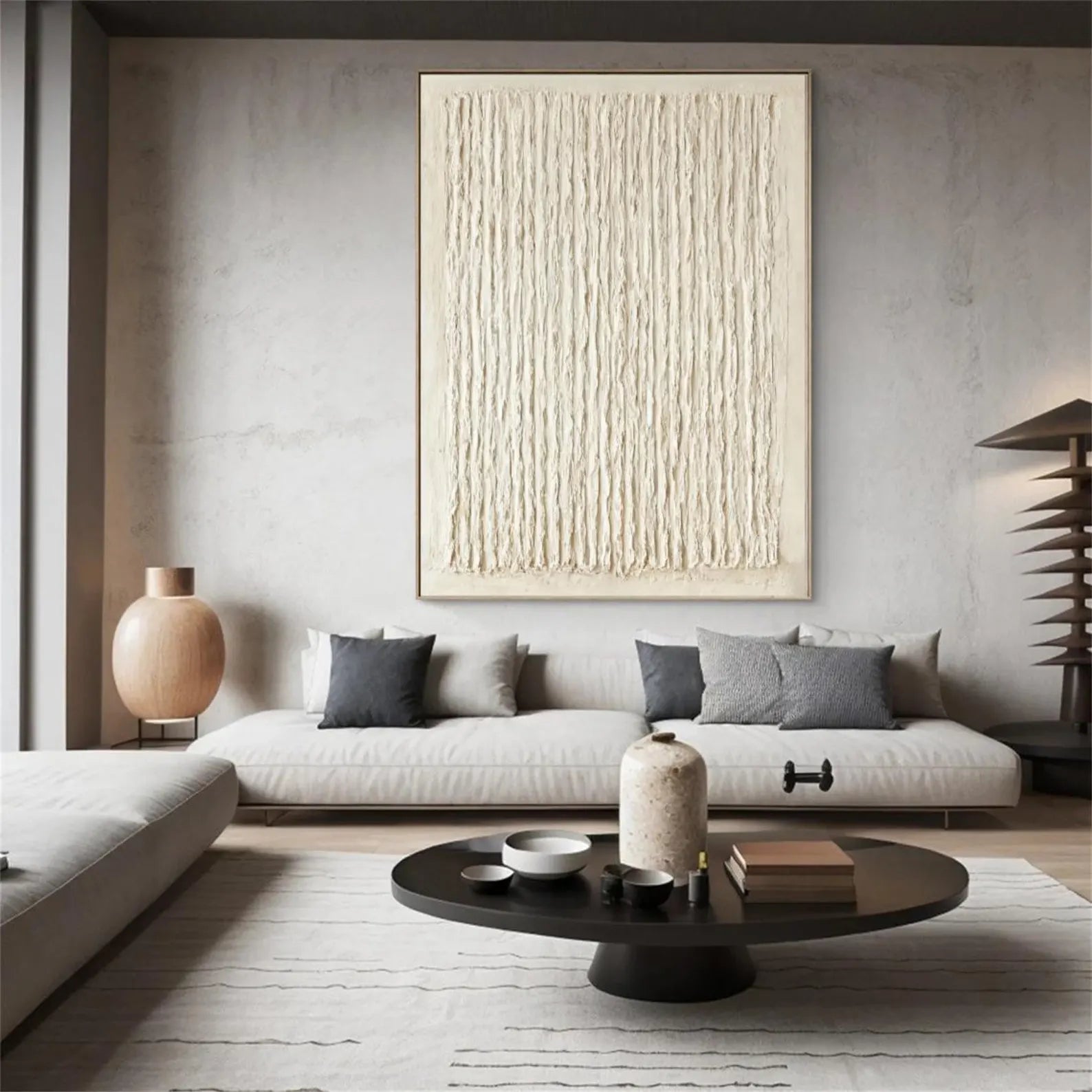 Textured Linear Art | Calm Grace