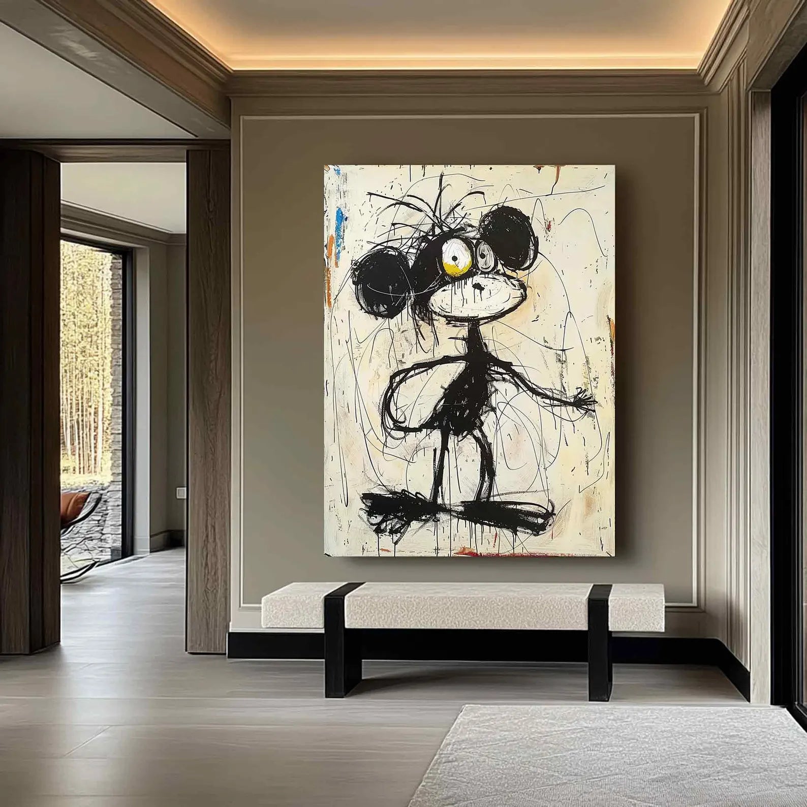 Textured Cartoon Style Abstract | Artistic Luxe