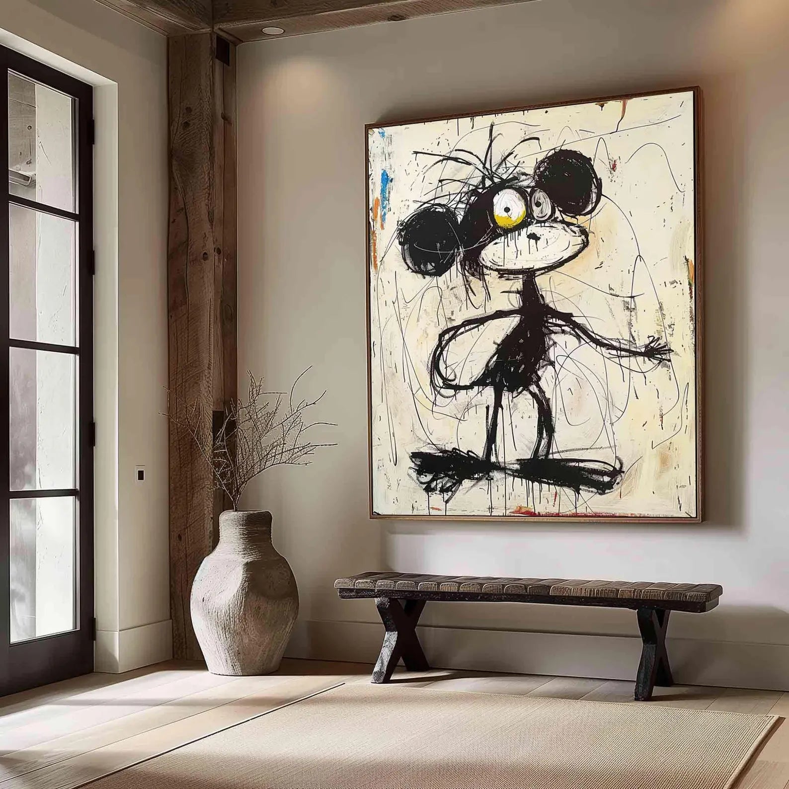 Textured Cartoon Style Abstract | Artistic Luxe