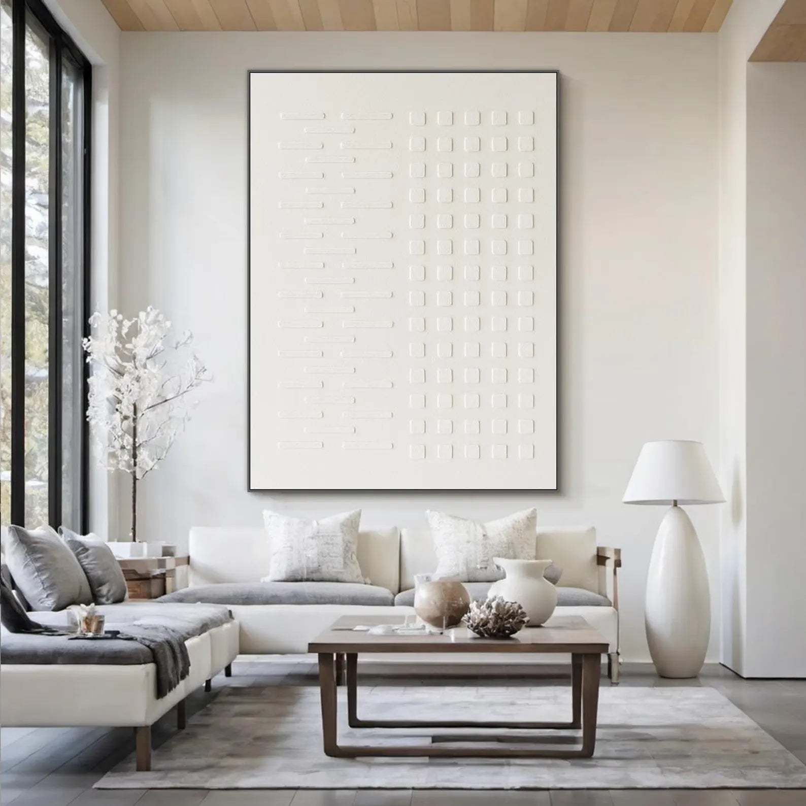 Textured Geometric Art | Minimalist Calm