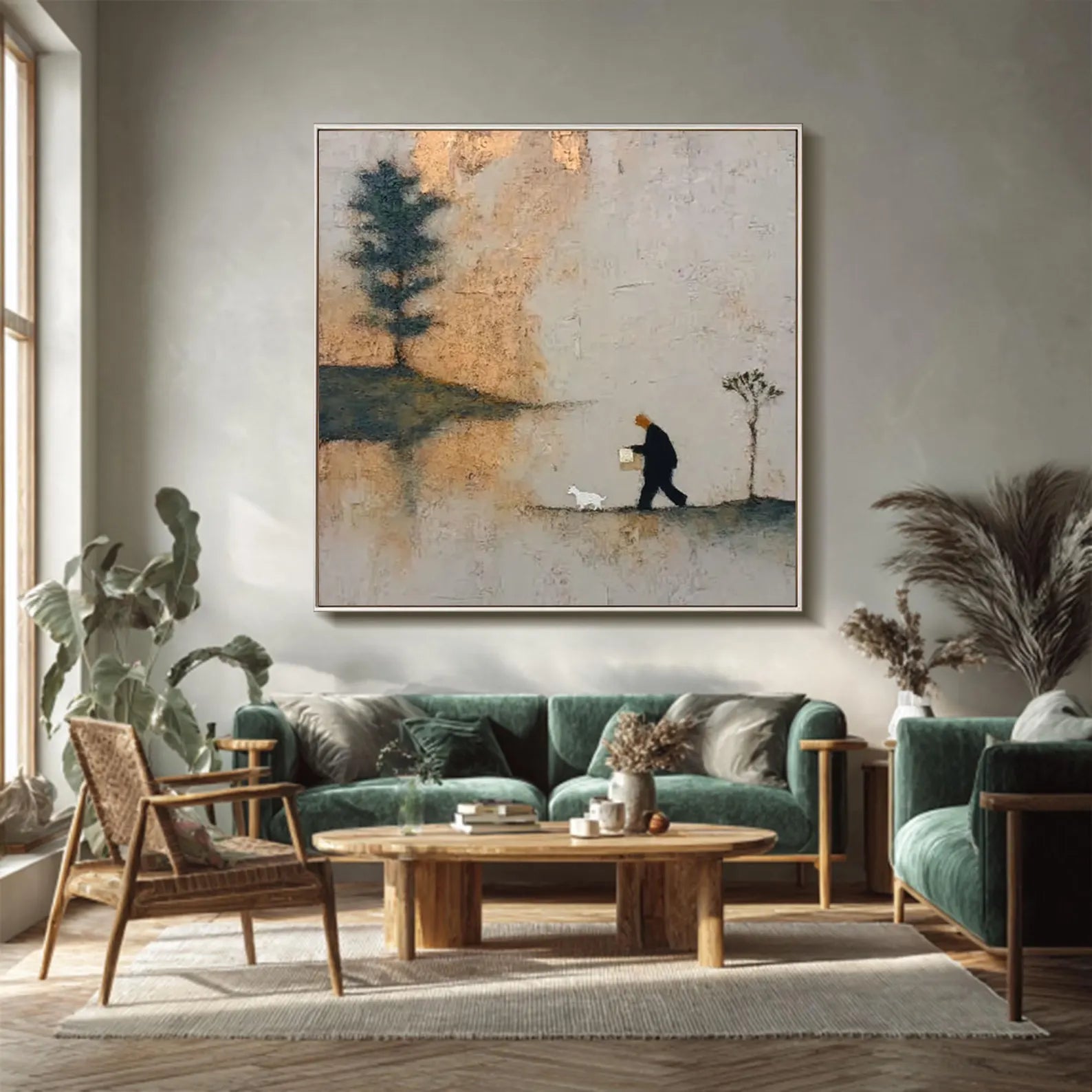 Textured Pastoral Opulence | Gilded Stroll