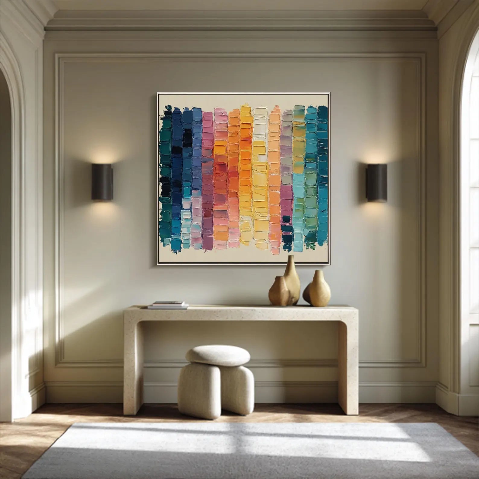 Textured Chroma Opulence | Vivid Streaks