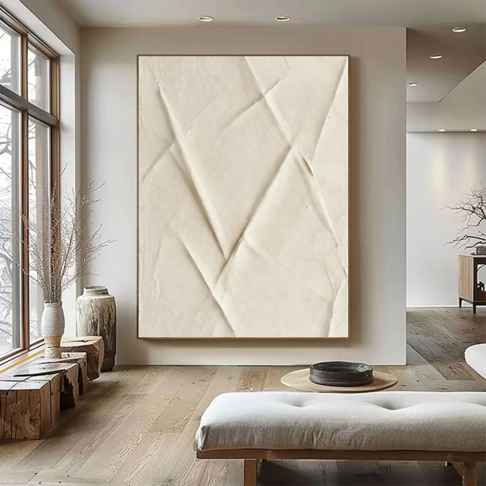 Textured Geometric Art | Subtle Sophistication