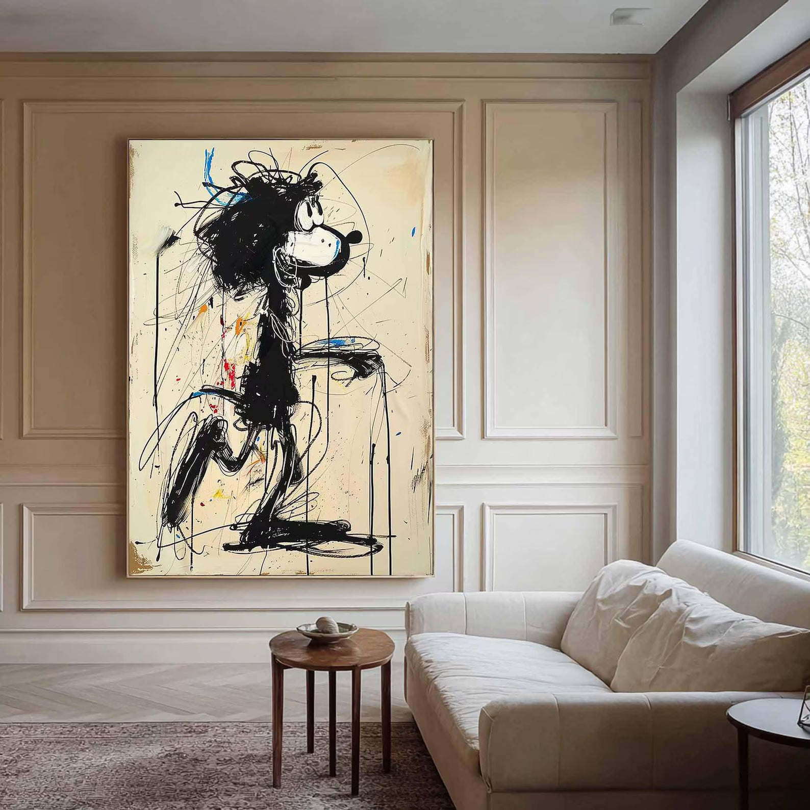 Textured Graffiti Style Abstract | Dynamic Luxe