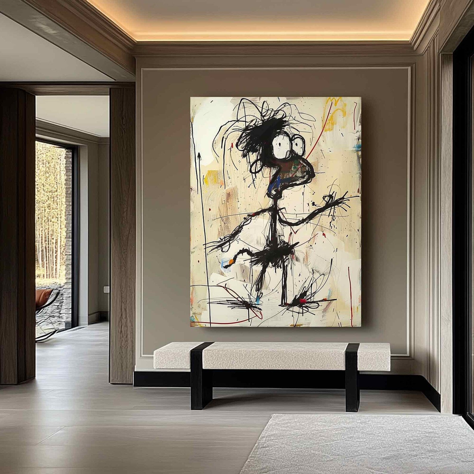 Textured Expressive Abstract | Edgy Luxe