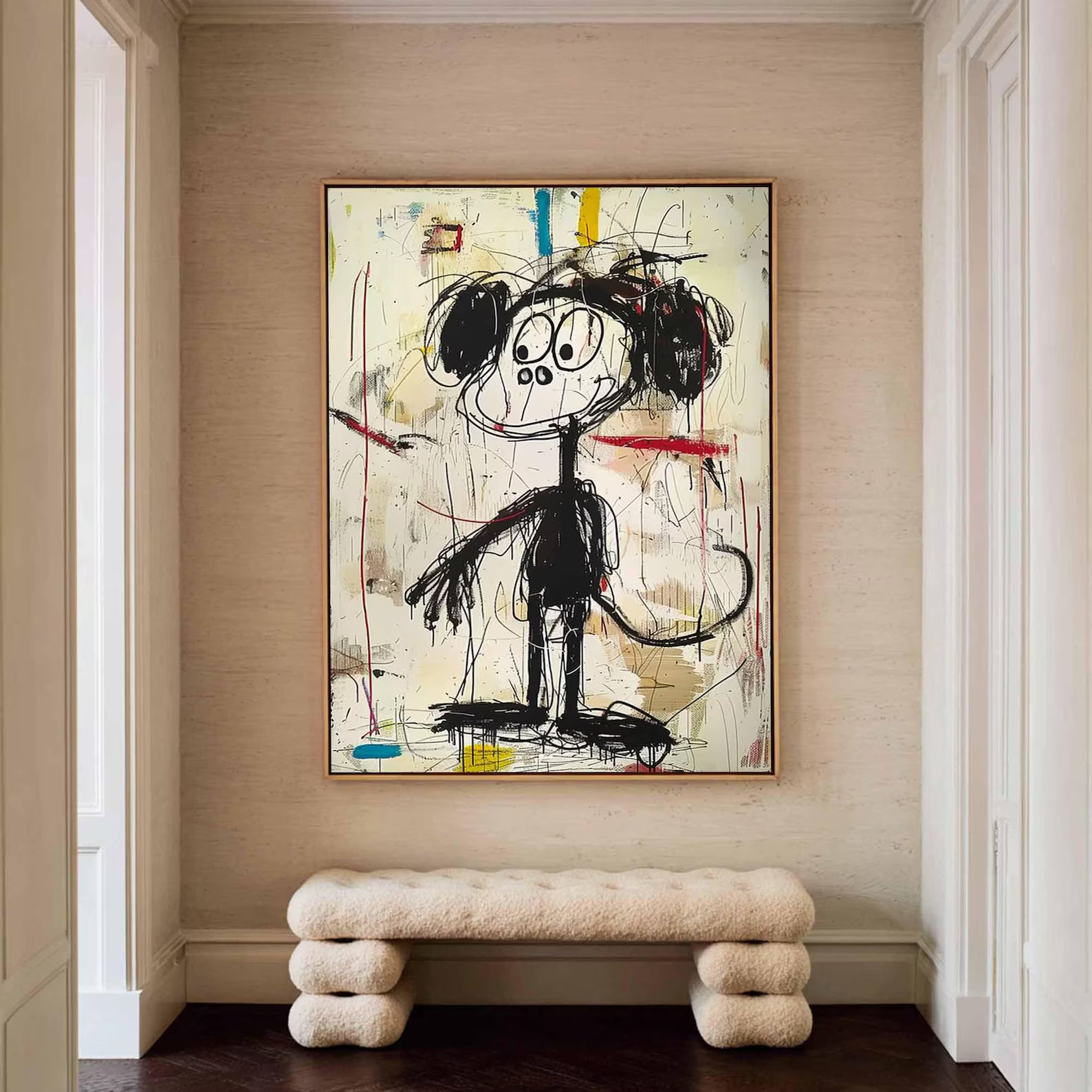 Textured Pop Art Abstract | Vibrant Luxe