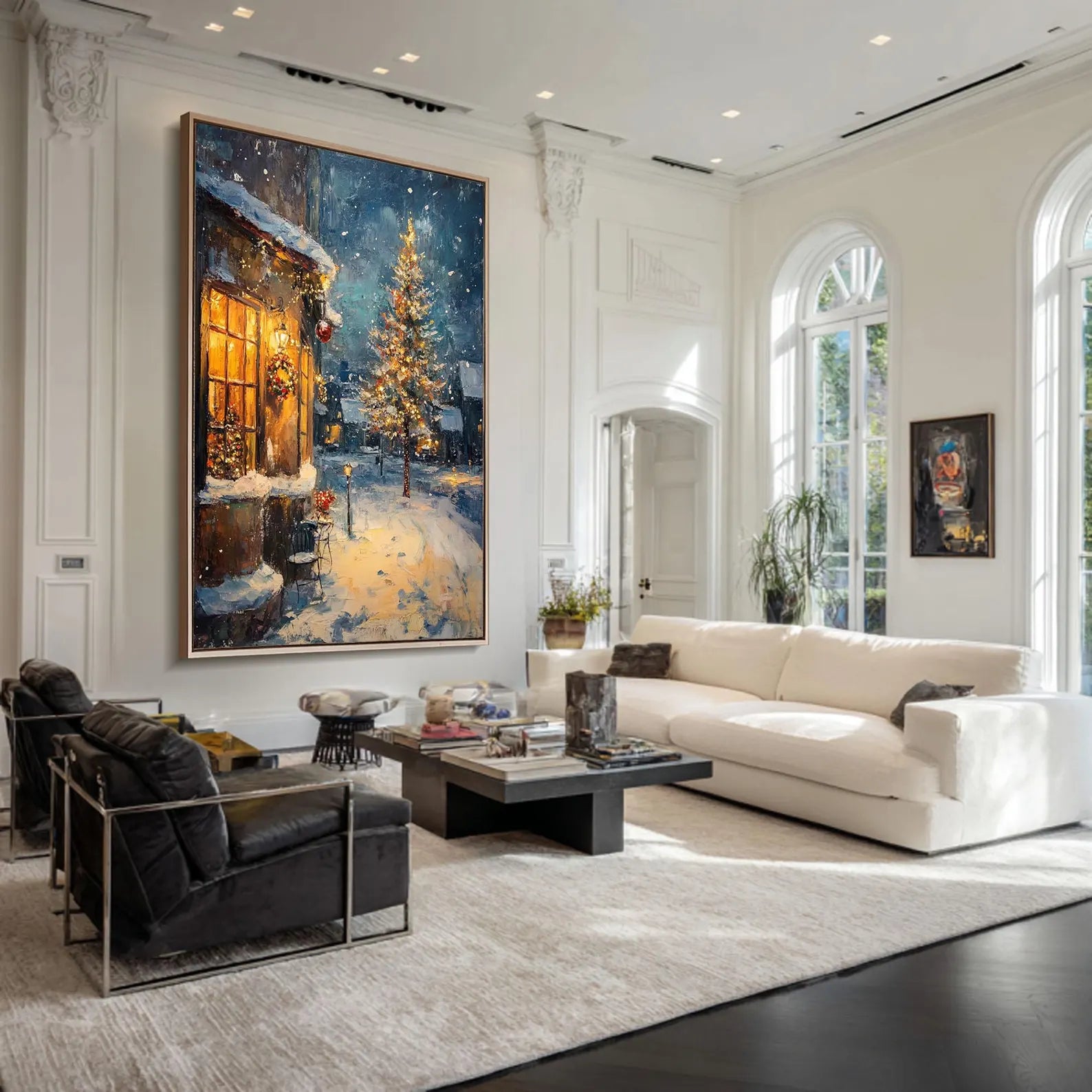 Textured Wintry Radiance | Christmas Eve