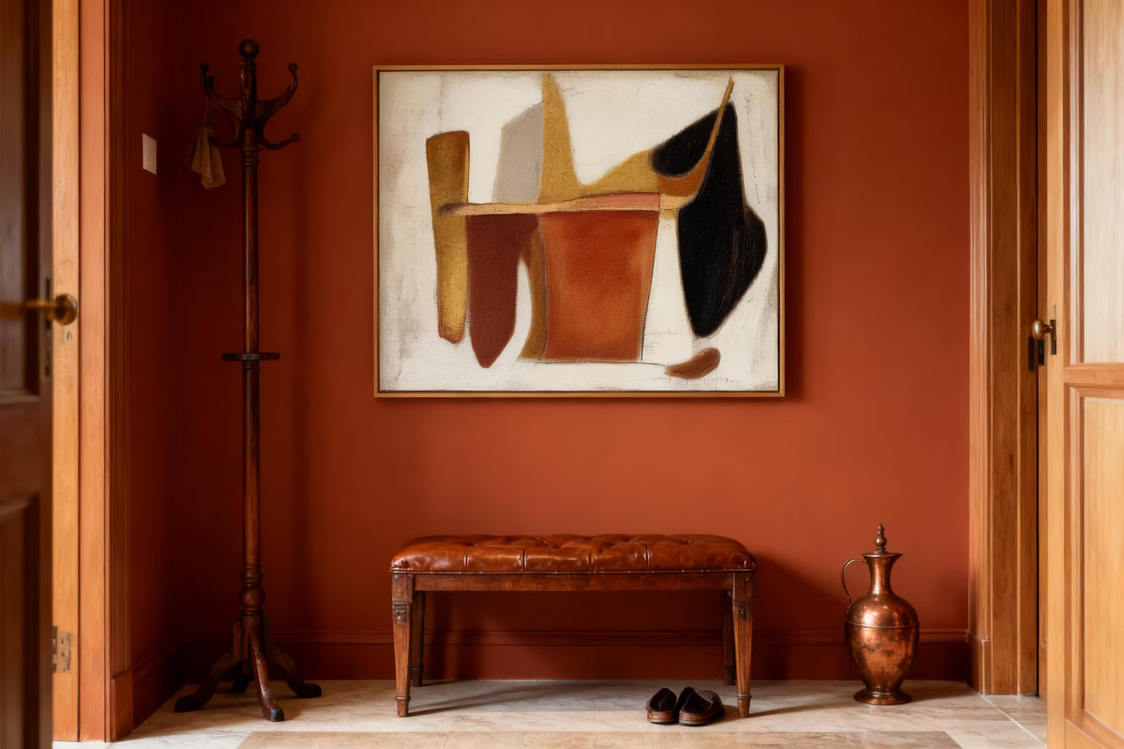 Abstract Geometric Sophistication | Earth Tones