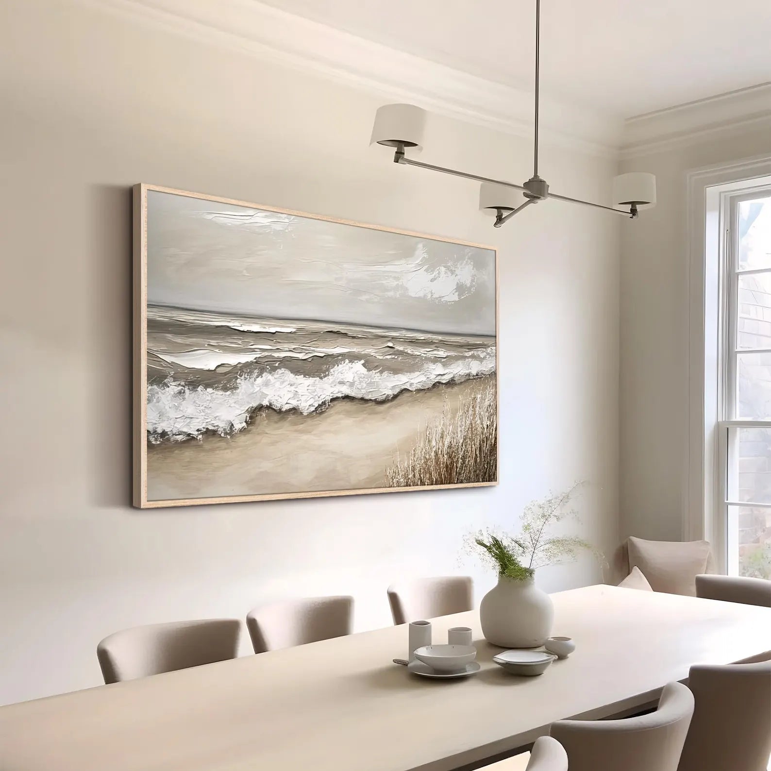 Textured Coastal Swell | Neutral Tones