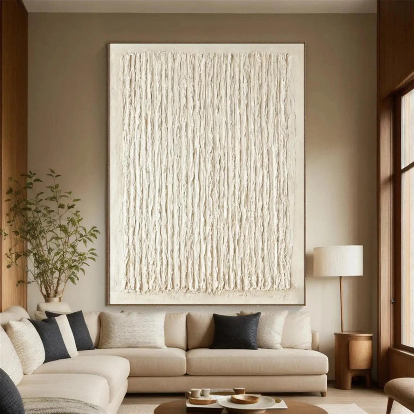 Textured Linear Abstract | Organic Luxe