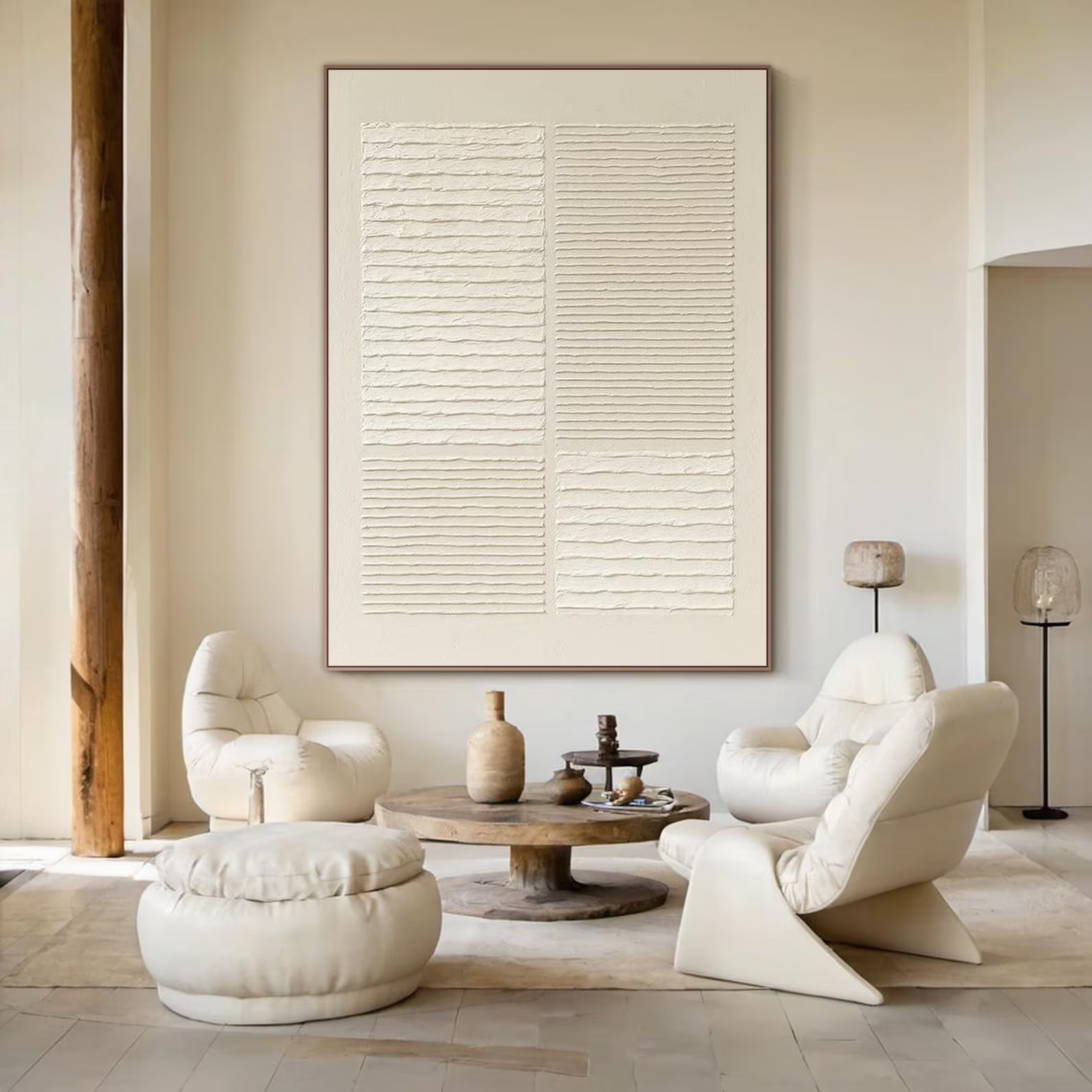 Textured Minimalist Art | Calm Simplicity