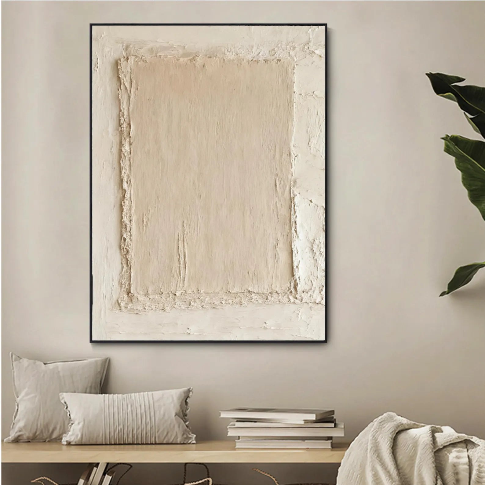 Textured Neutral Art | Tranquil Elegance