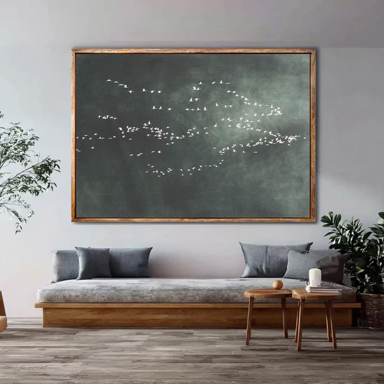 Textured Avian Horizon | Dark Tones