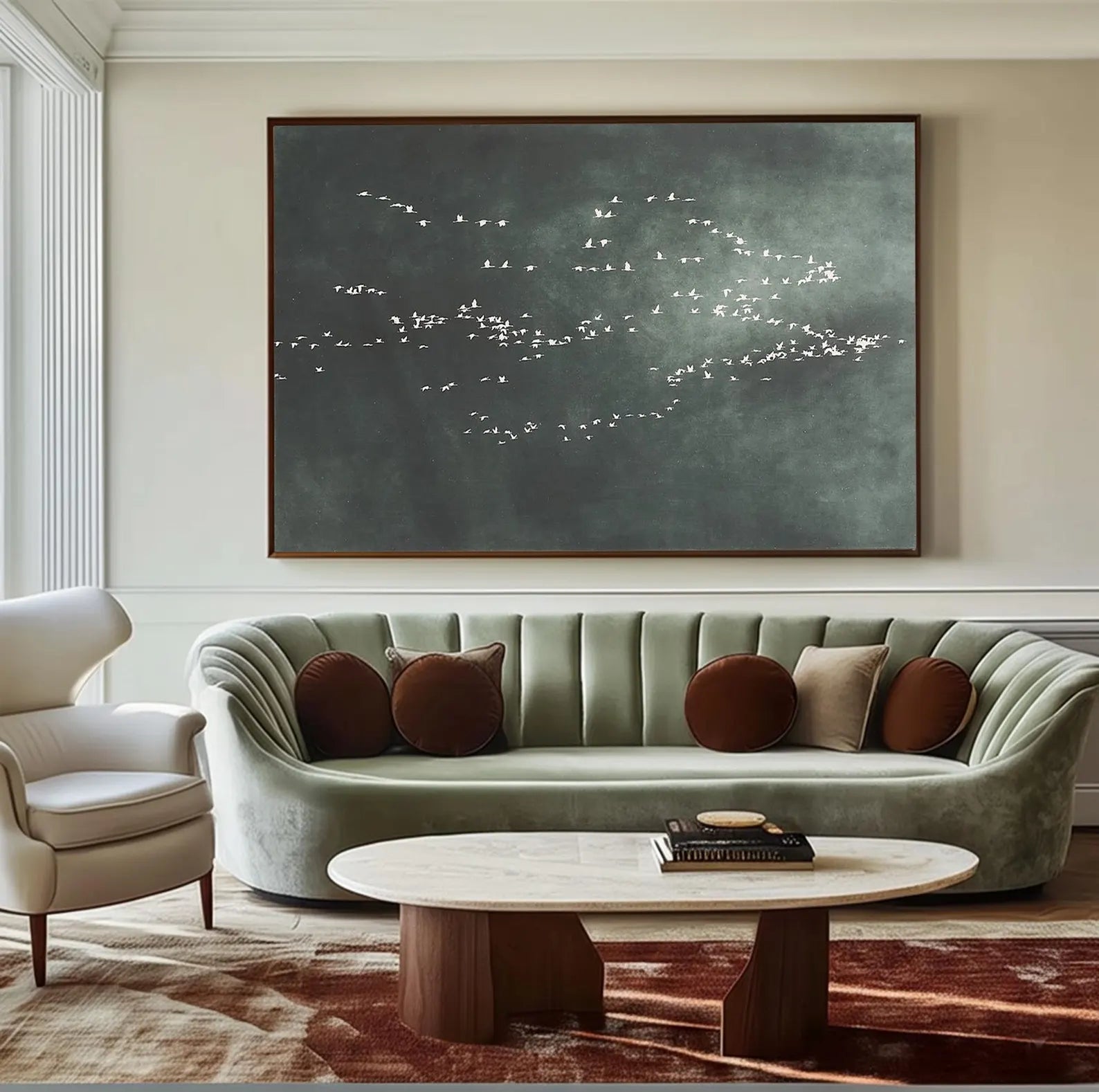 Textured Avian Horizon | Dark Tones