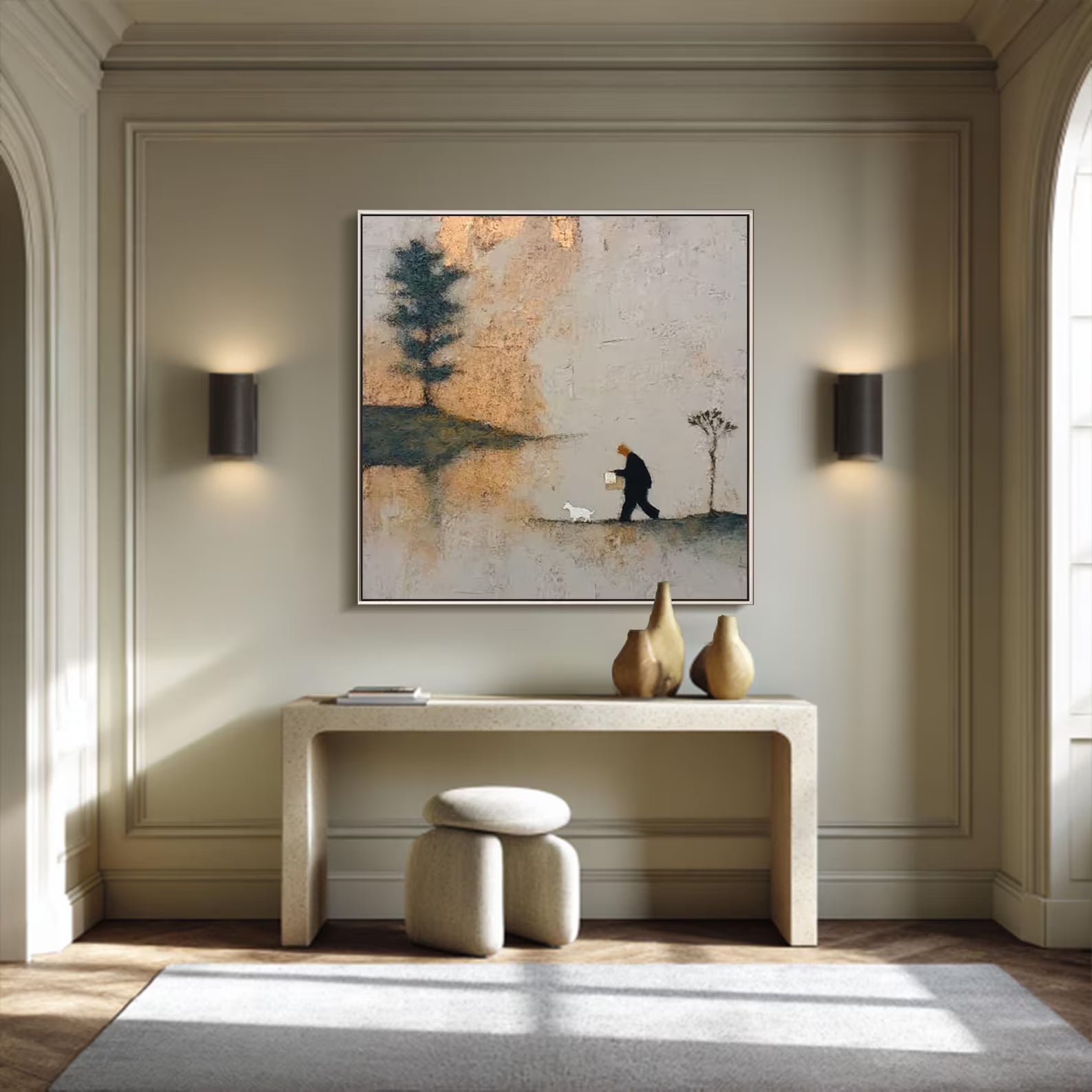 Textured Pastoral Opulence | Gilded Stroll