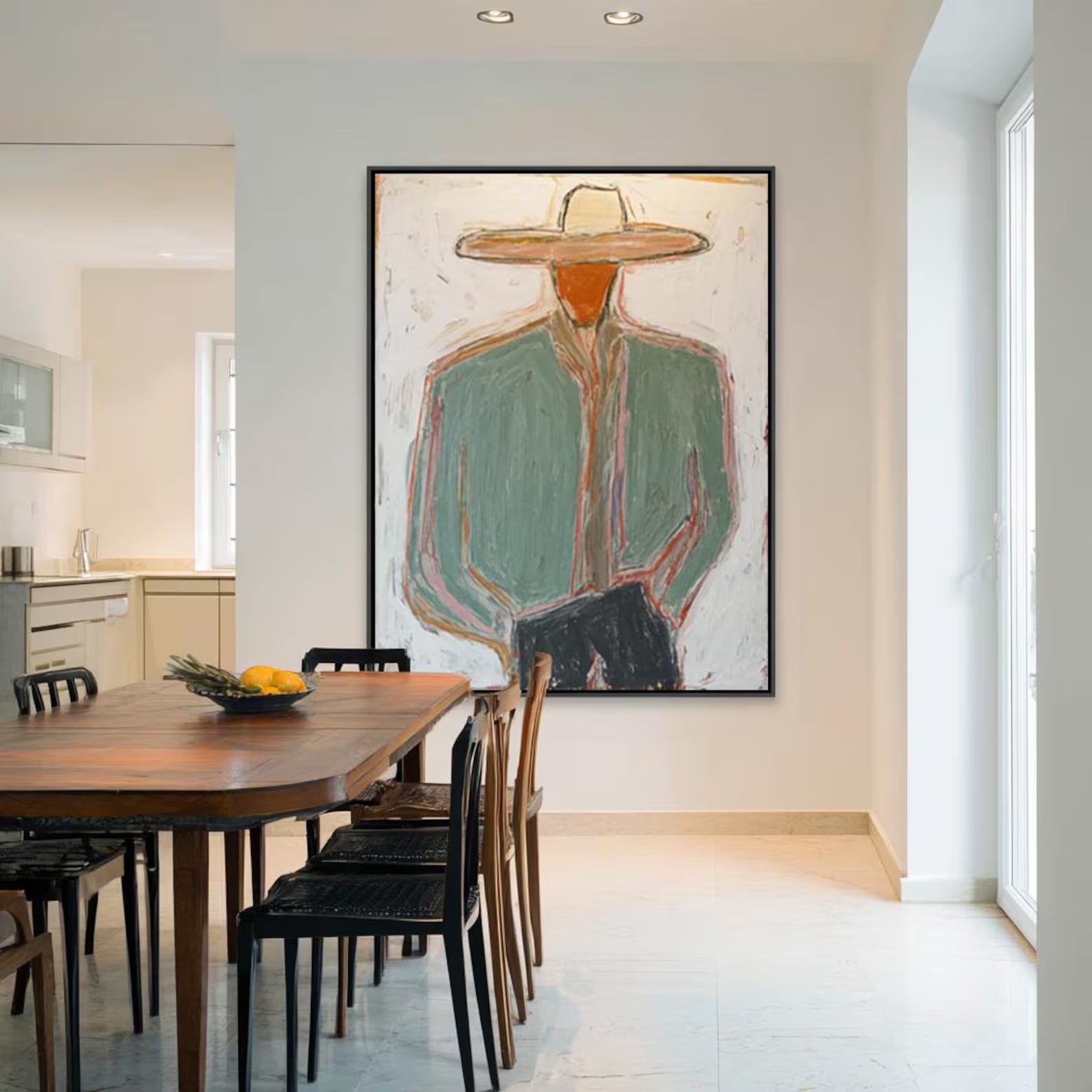 Textured Figural Leisure | Wide Brim