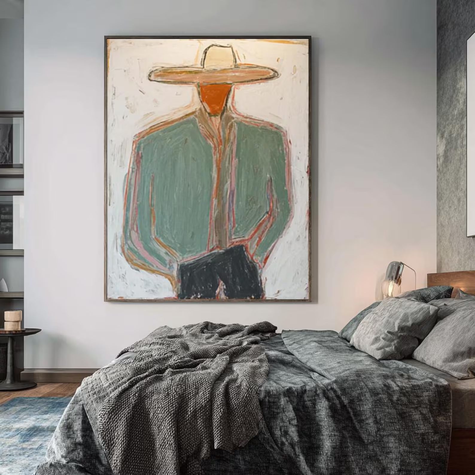 Textured Figural Leisure | Wide Brim