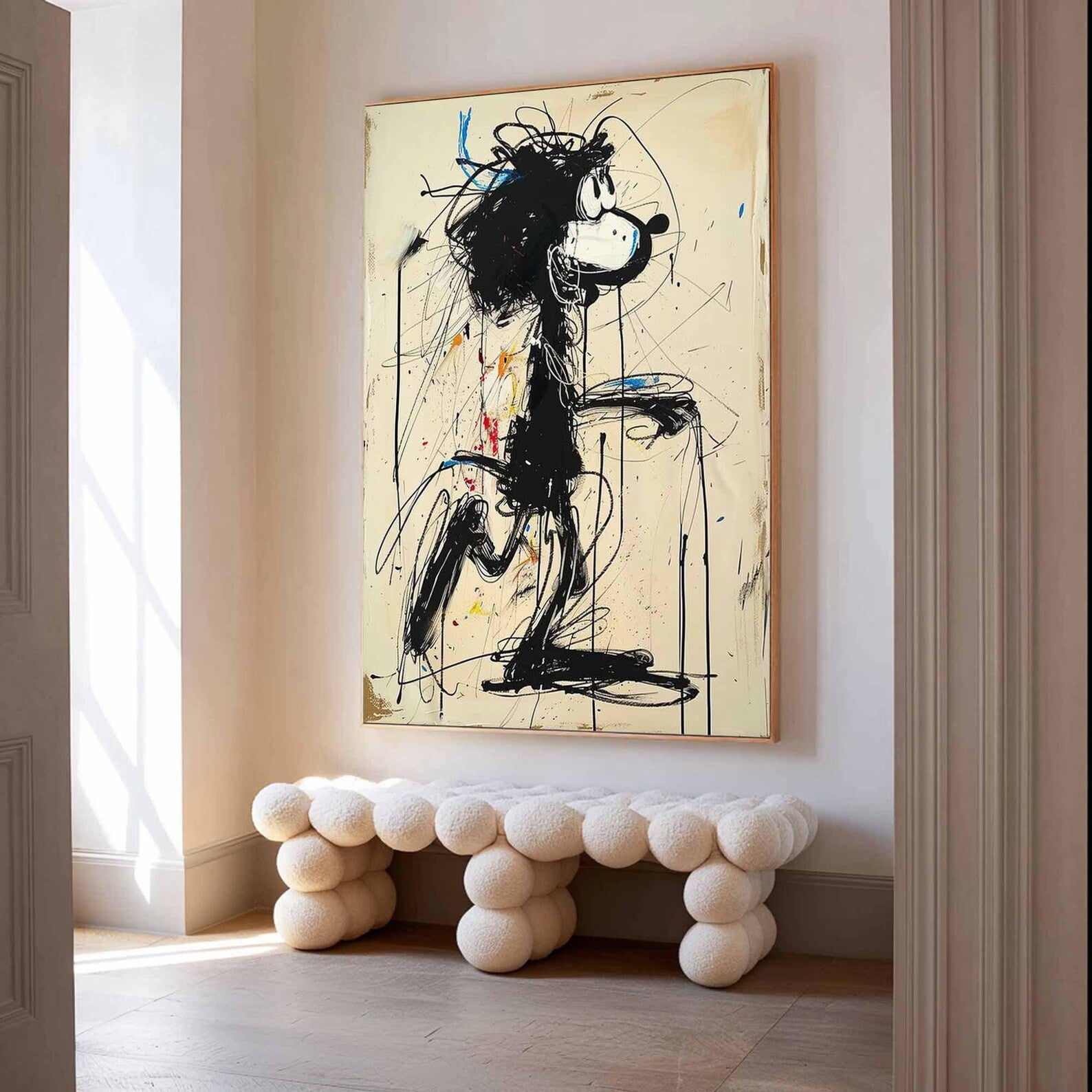 Textured Graffiti Style Abstract | Dynamic Luxe