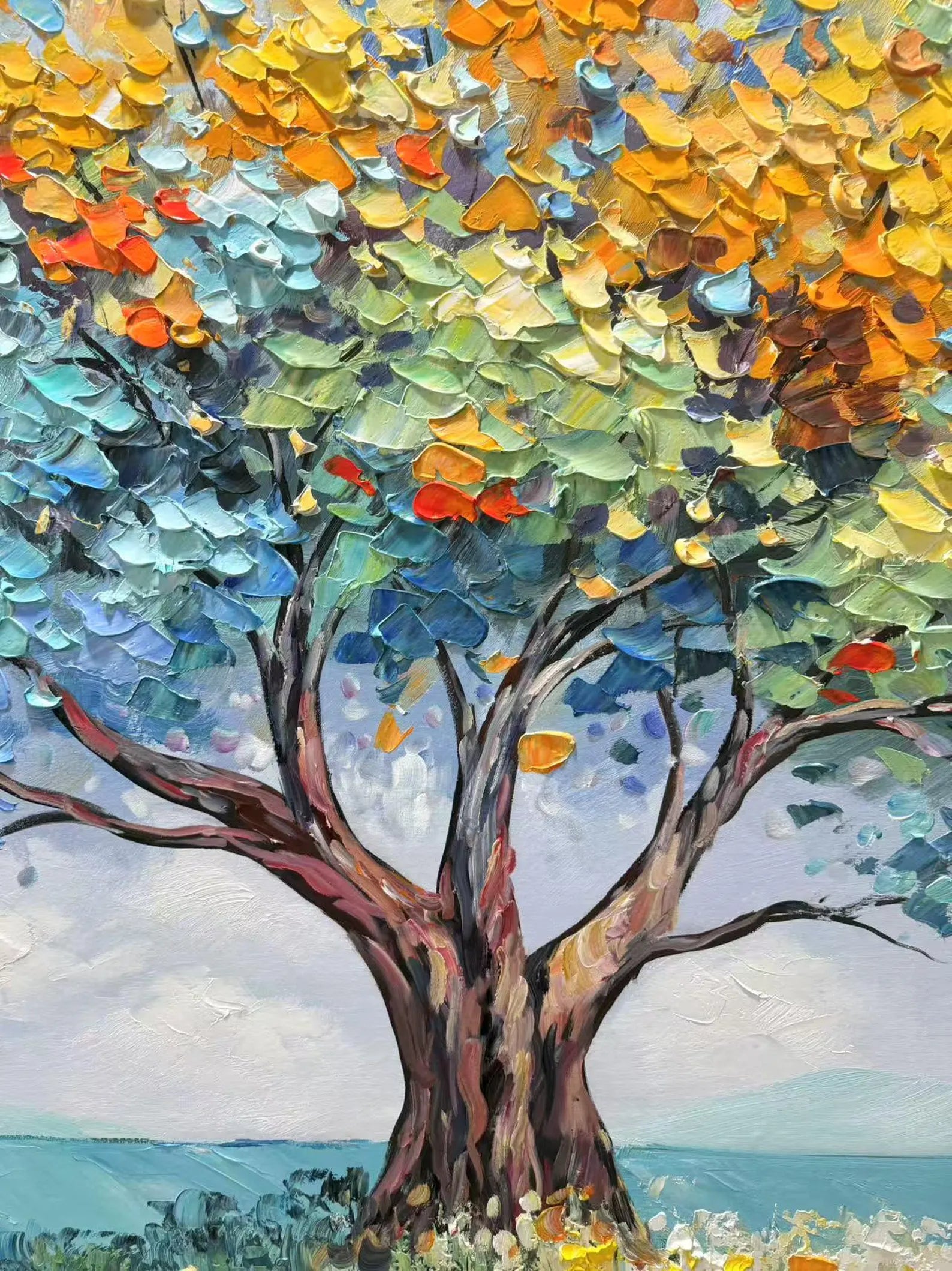 Textured Arbor Opulence | Multicolor Glade