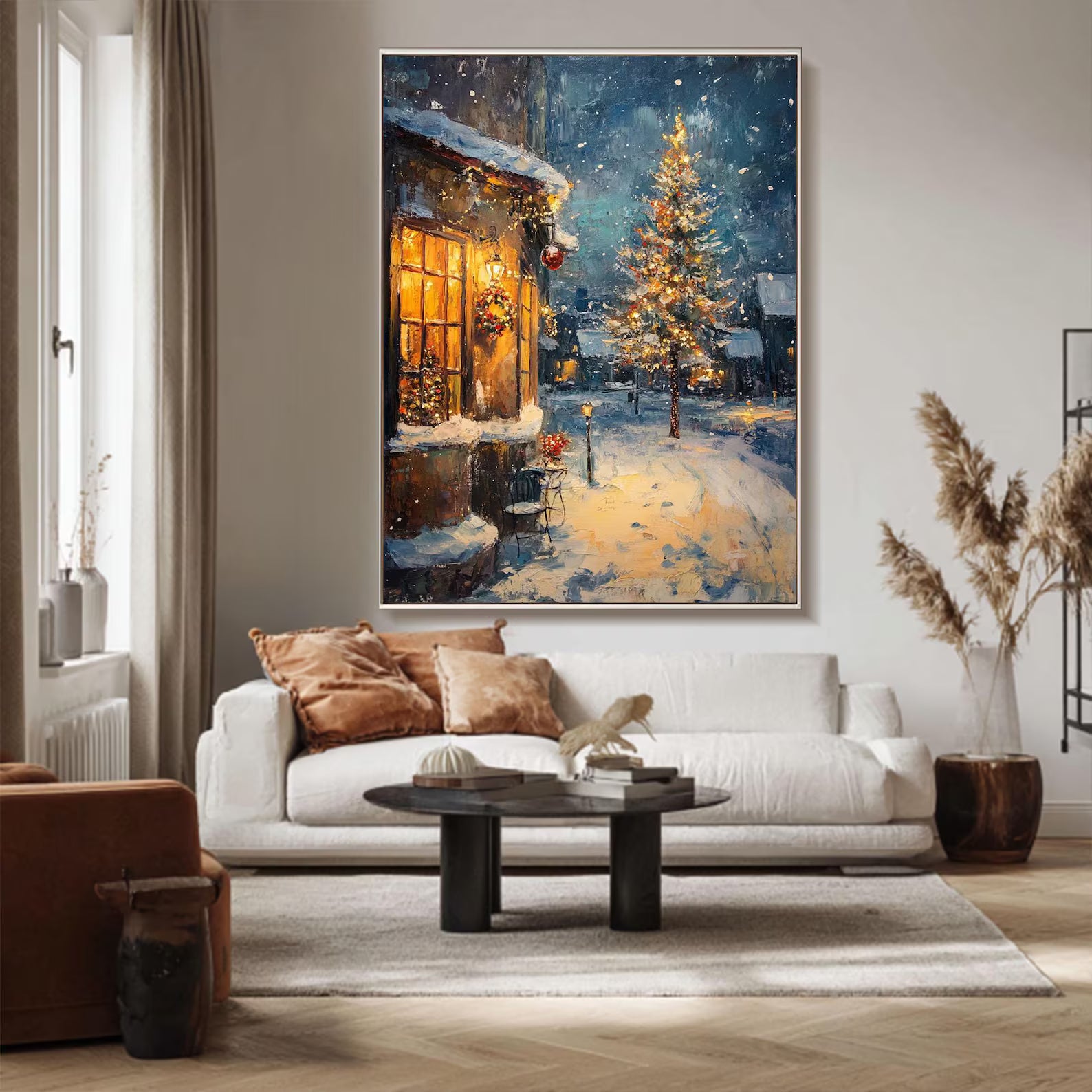 Textured Wintry Radiance | Christmas Eve