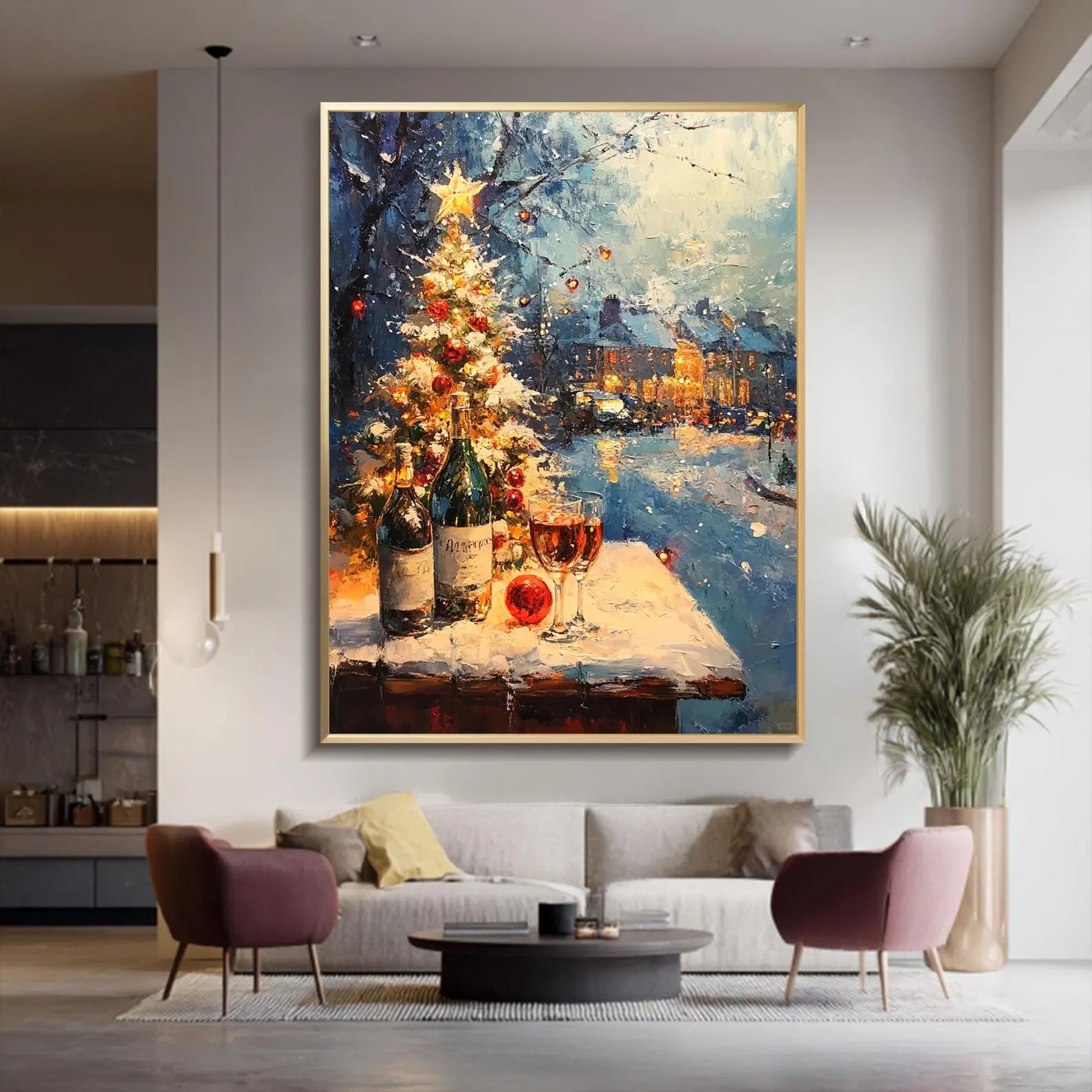 Textured Festive Night | Winter Toast