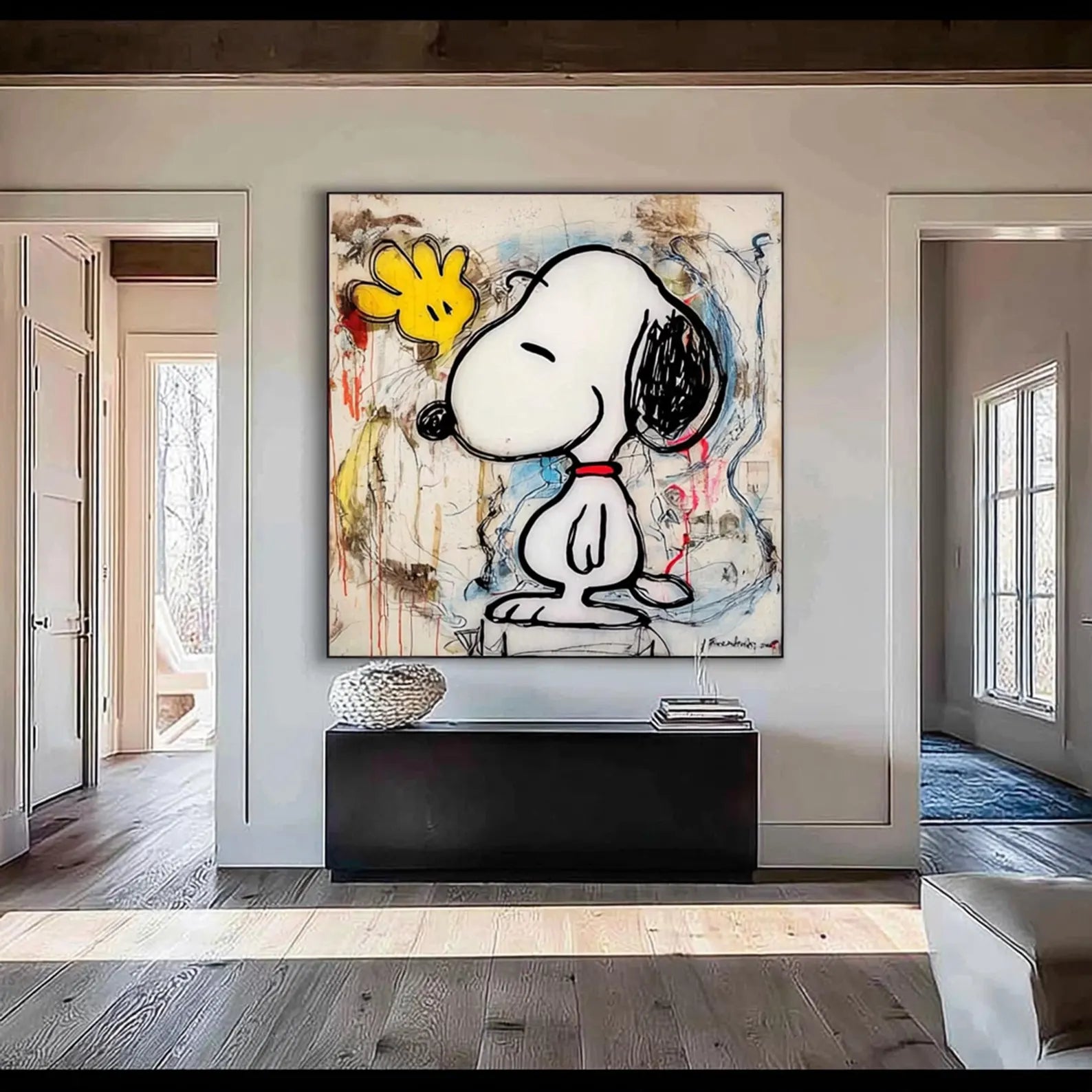 Textured Graffiti Duo | Snoopy Buddy