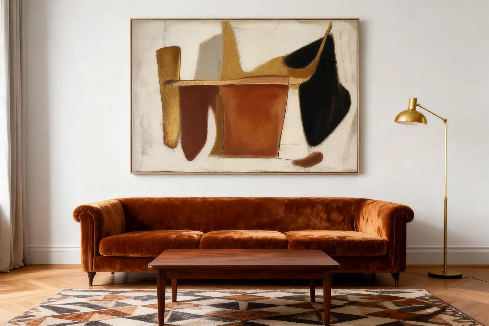 Abstract Geometric Sophistication | Earth Tones