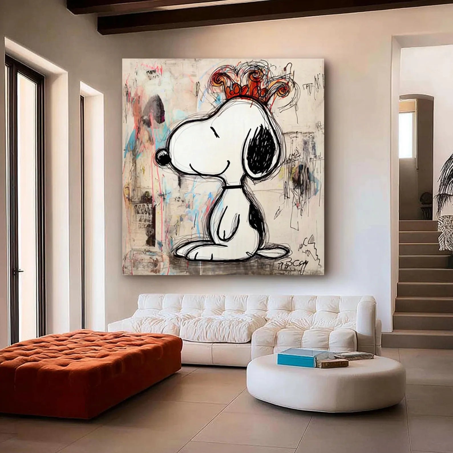 Textured Snoopy Regality | Crown Emblem